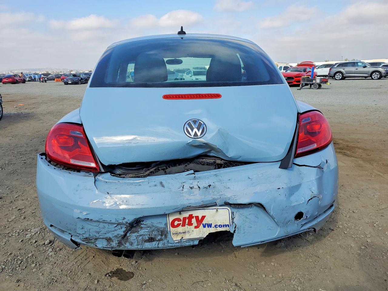 2012 Volkswagen Beetle Синий vin: 3VWJP7AT6CM603728