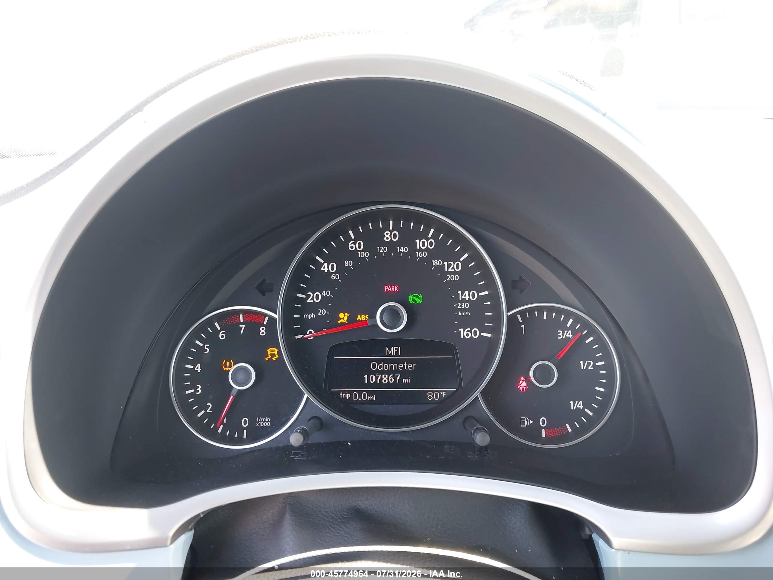 2012 Volkswagen Beetle 2.5l Light Blue vin: 3VWJP7AT6CM650080