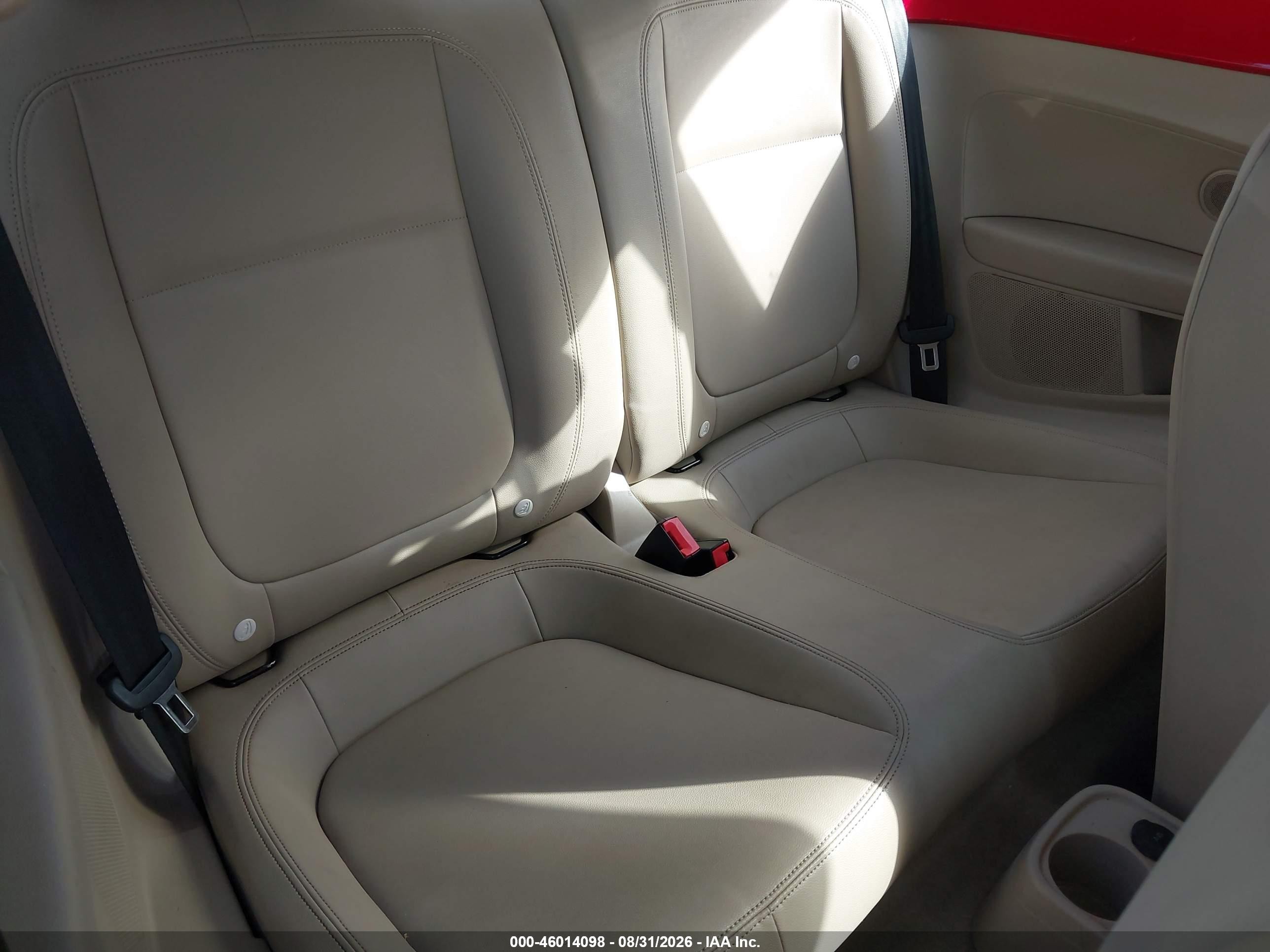 2013 Volkswagen Beetle 2.5l Red vin: 3VWJP7AT6DM600751
