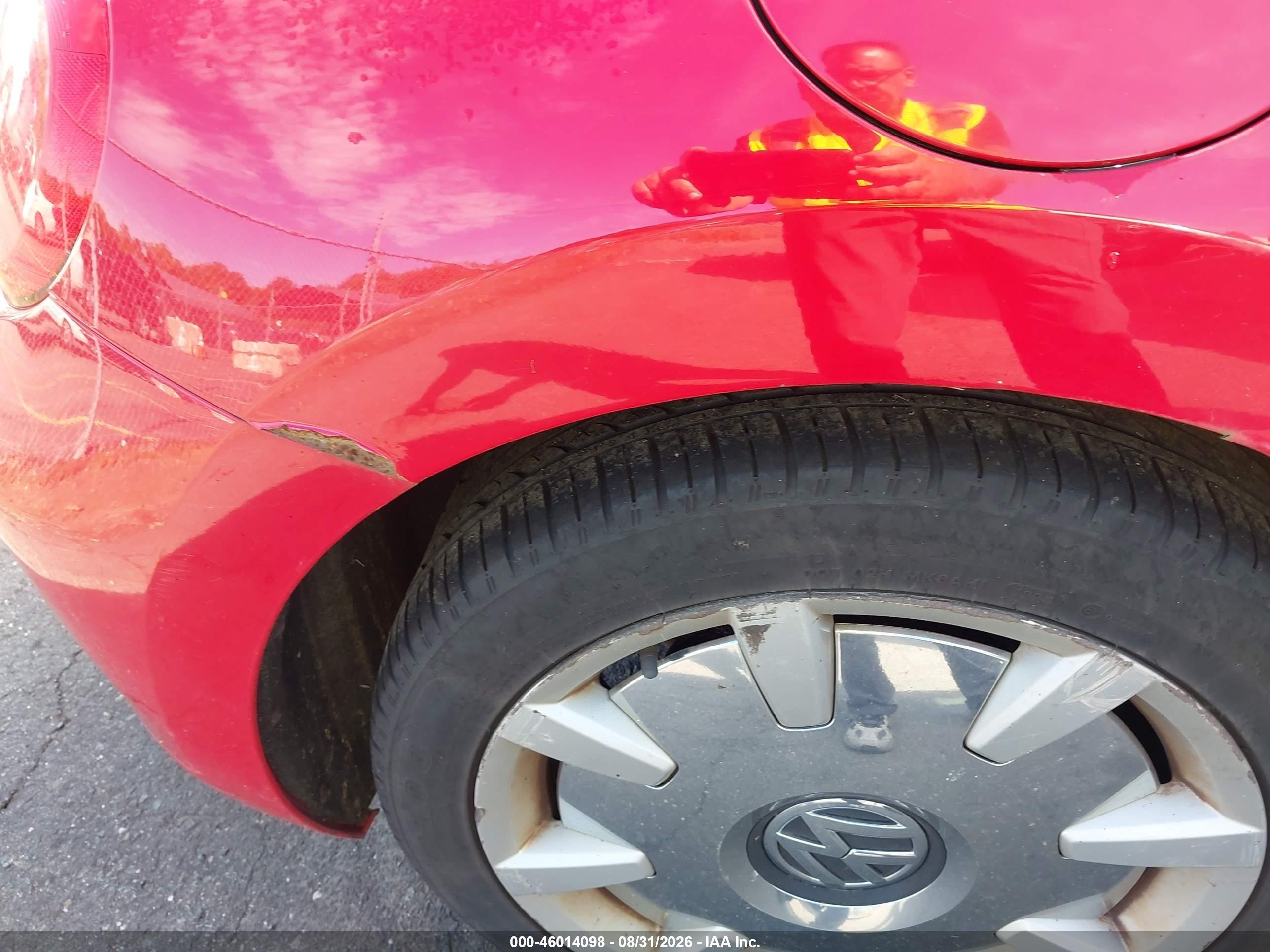 2013 Volkswagen Beetle 2.5l Red vin: 3VWJP7AT6DM600751