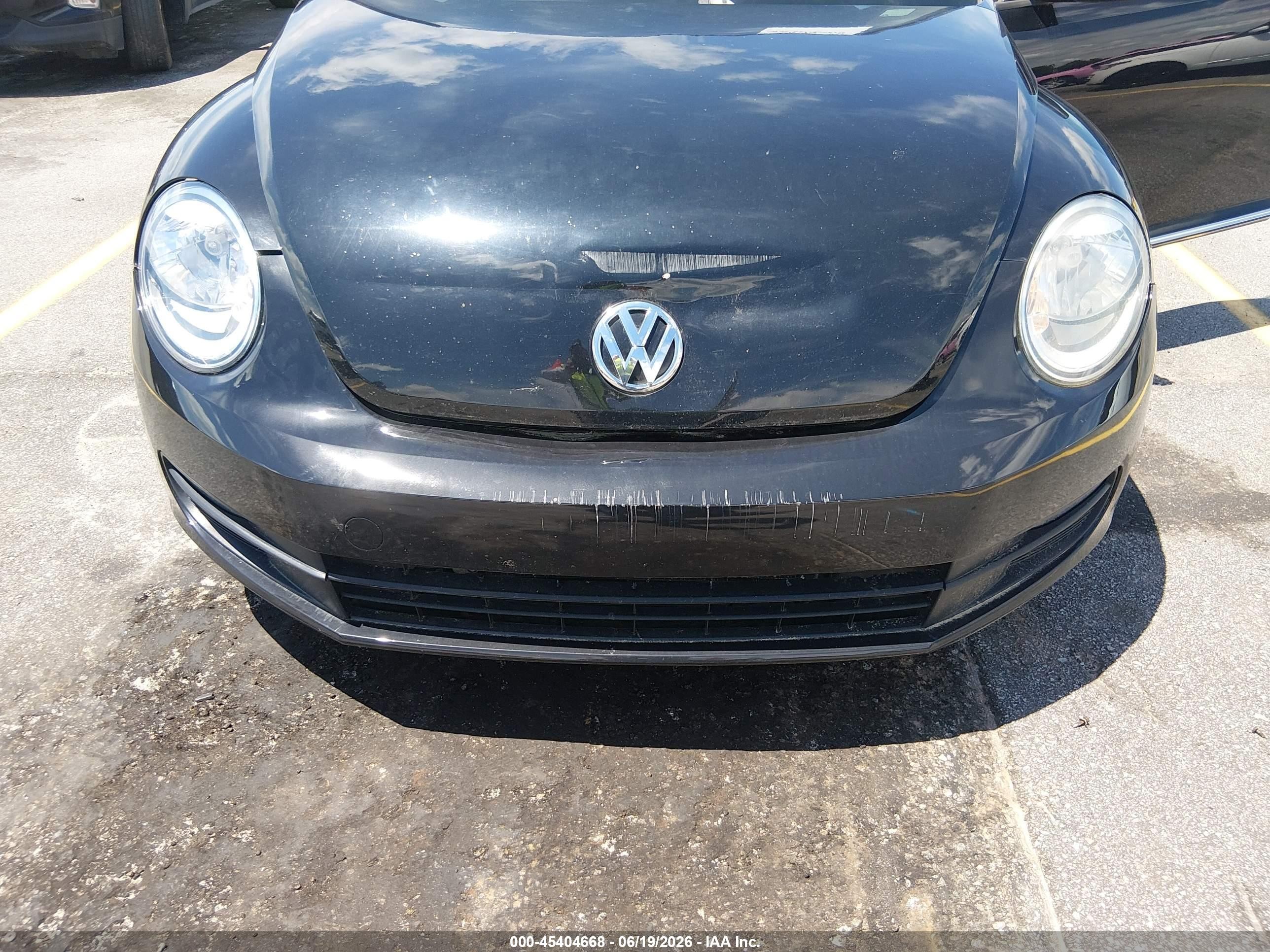 2013 Volkswagen Beetle 2.5l Black vin: 3VWJP7AT6DM683517