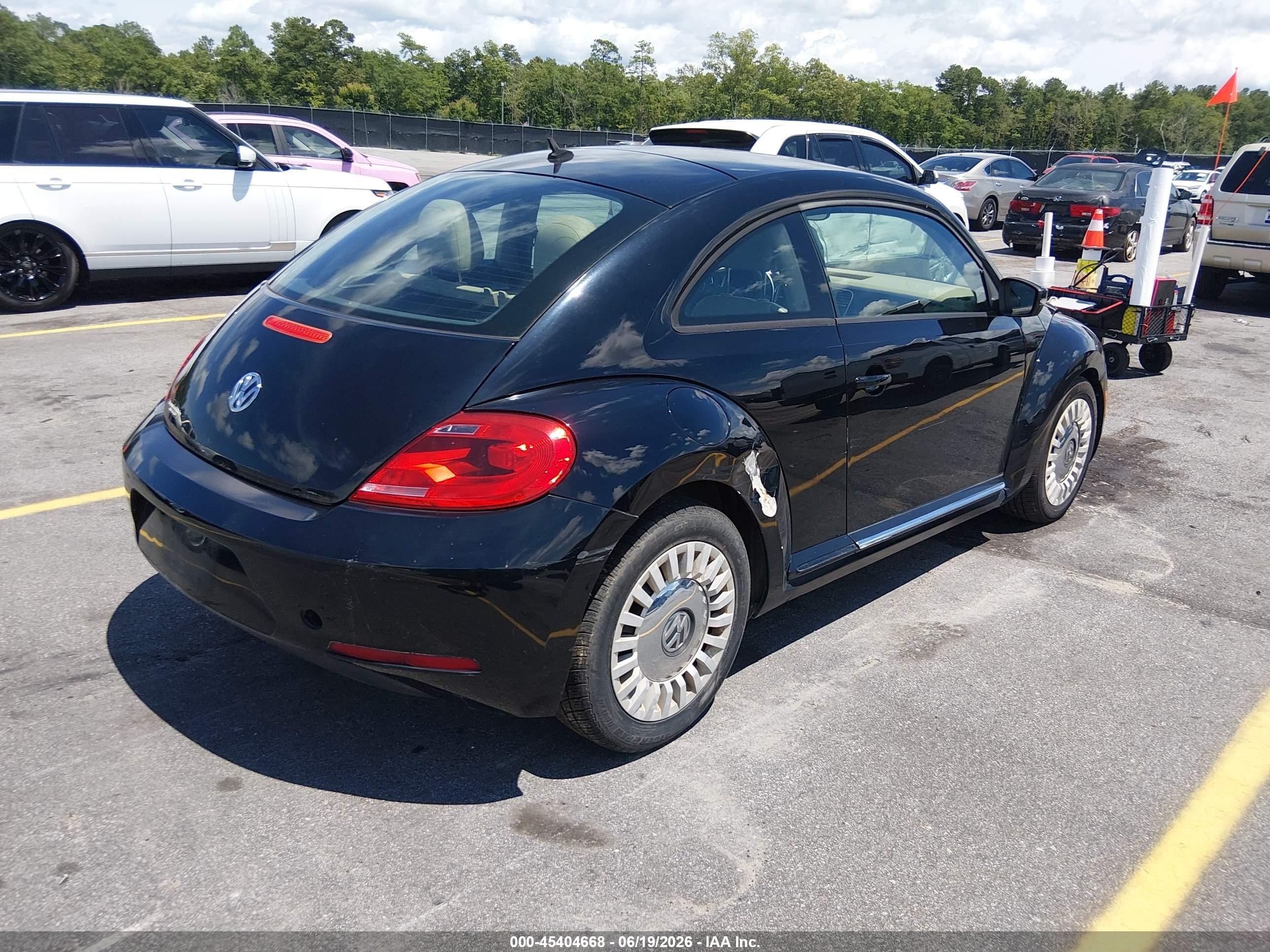 2013 Volkswagen Beetle 2.5l Black vin: 3VWJP7AT6DM683517