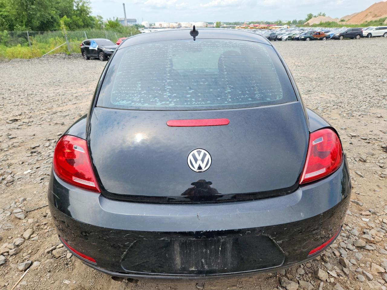 2014 Volkswagen Beetle Black vin: 3VWJP7AT6EM608415