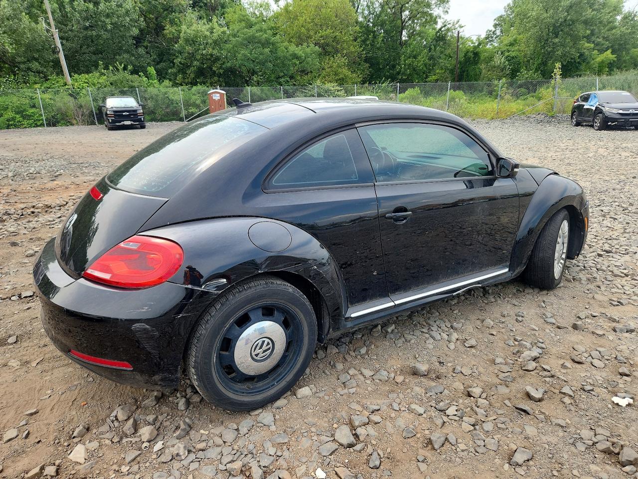 2014 Volkswagen Beetle Black vin: 3VWJP7AT6EM608415