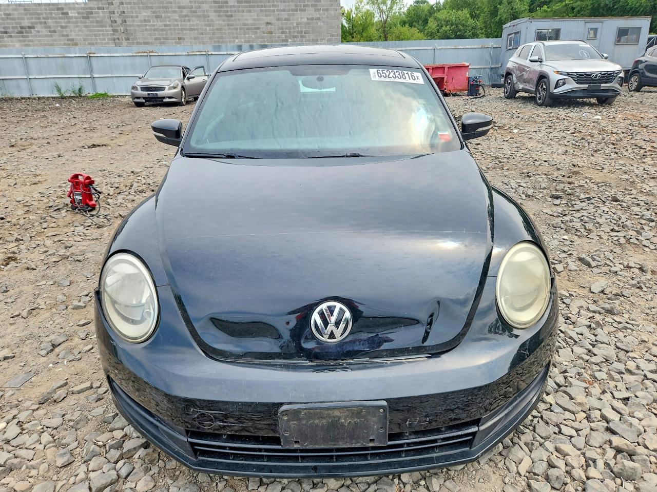 2014 Volkswagen Beetle Black vin: 3VWJP7AT6EM608415