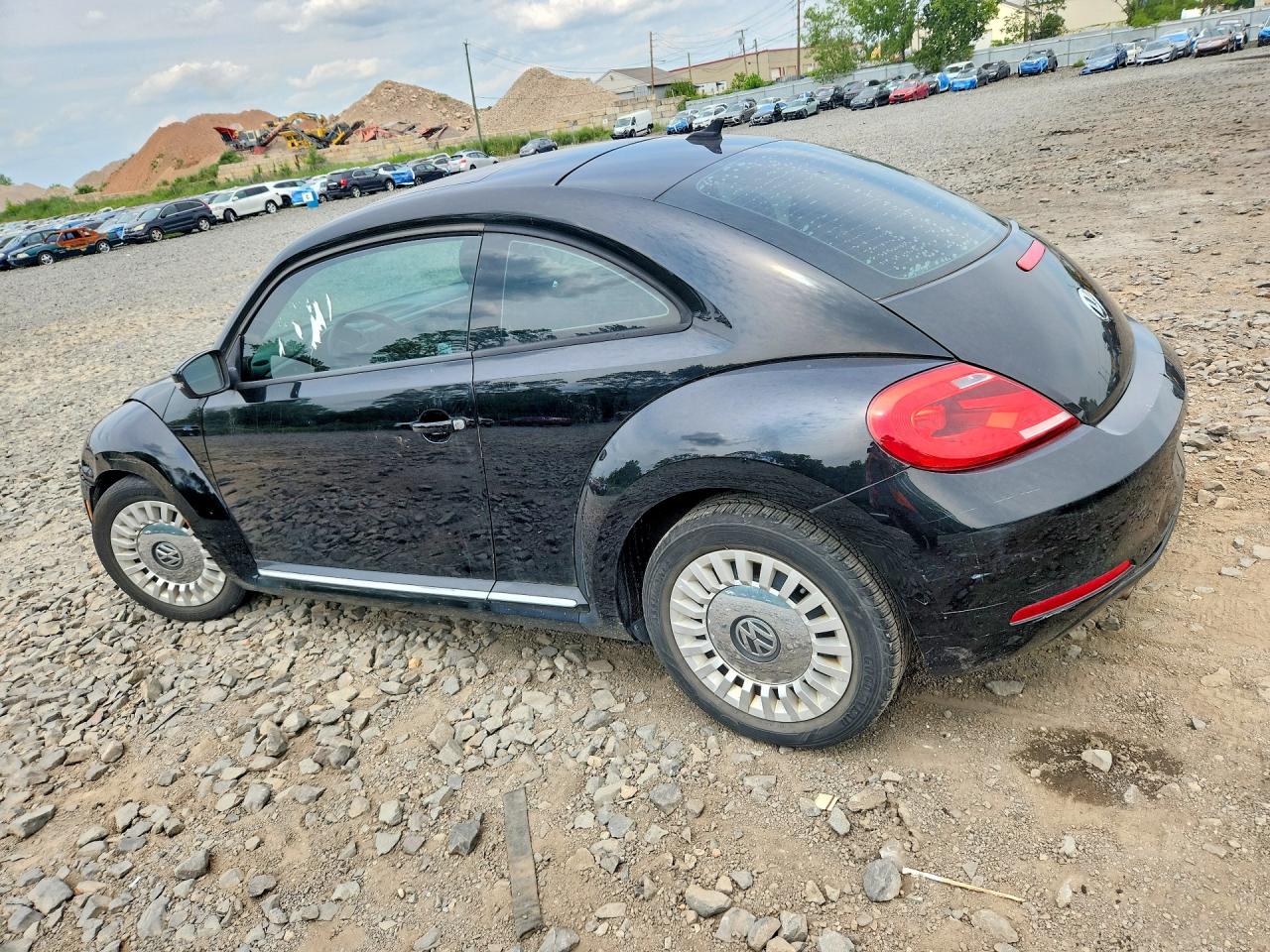 2014 Volkswagen Beetle Black vin: 3VWJP7AT6EM608415