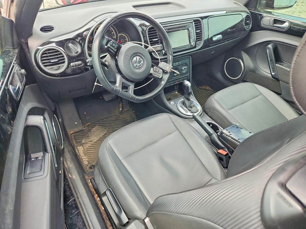 2014 Volkswagen Beetle Black vin: 3VWJP7AT6EM608415