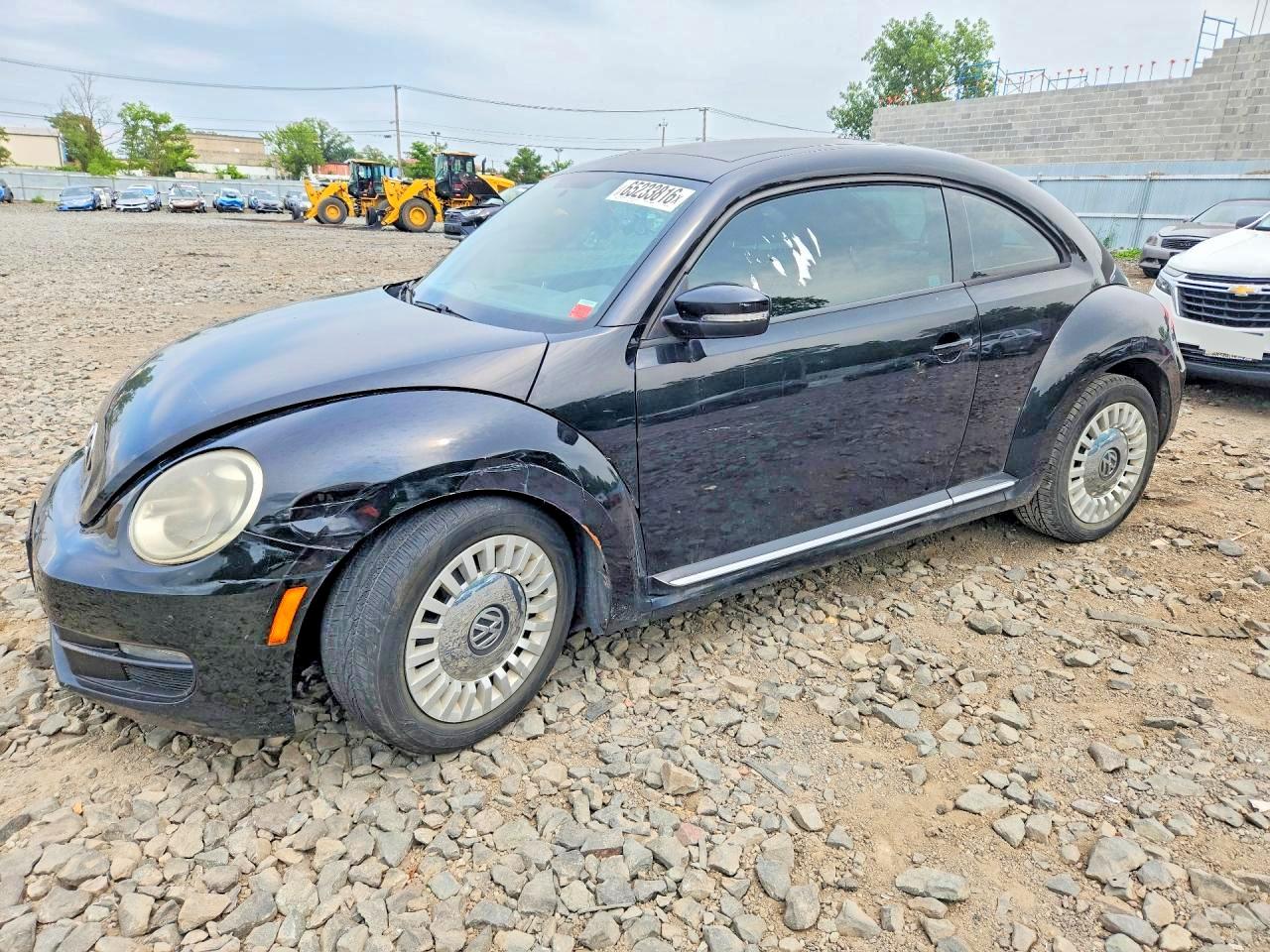 2014 Volkswagen Beetle Black vin: 3VWJP7AT6EM608415