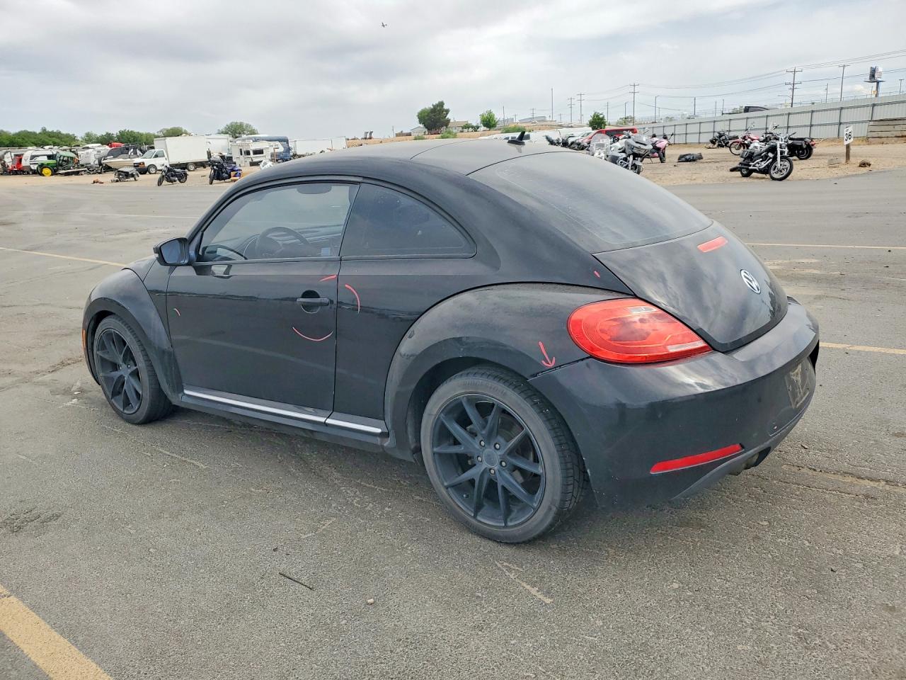 2012 Volkswagen Beetle Black vin: 3VWJP7AT7CM623258