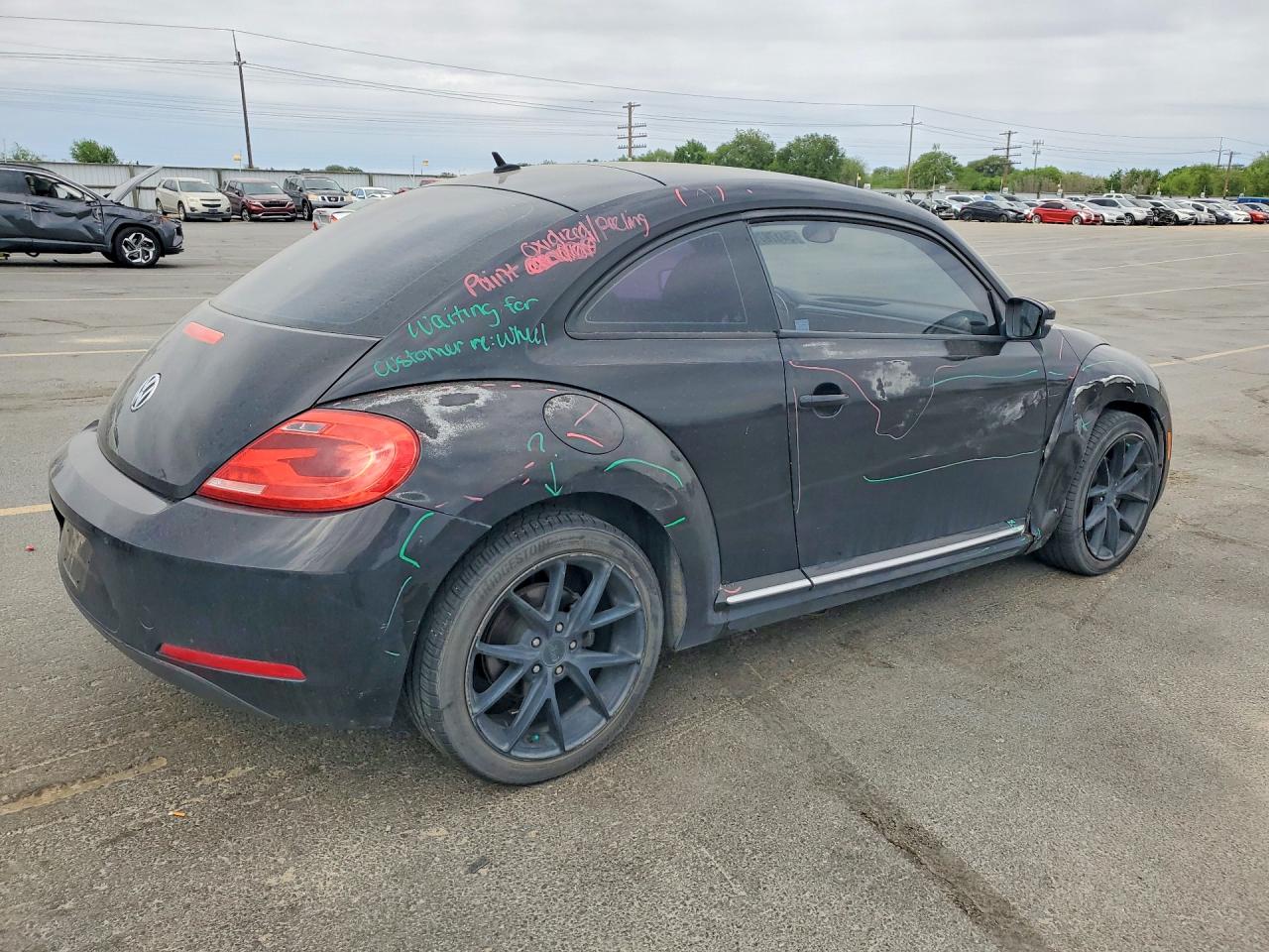 2012 Volkswagen Beetle Black vin: 3VWJP7AT7CM623258