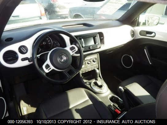 2012 Volkswagen Beetle 2.5l W/sunroof Sound & Nav vin: 3VWJP7AT7CM626788
