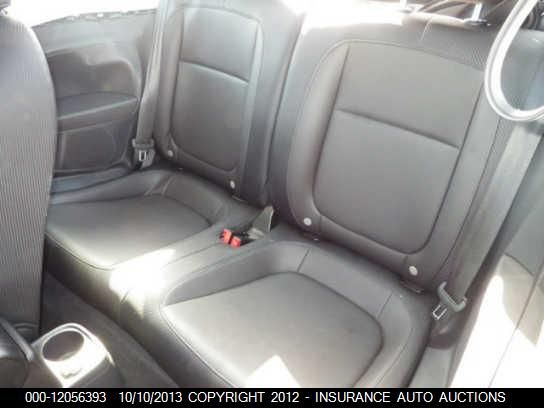 2012 Volkswagen Beetle 2.5l W/sunroof Sound & Nav vin: 3VWJP7AT7CM626788