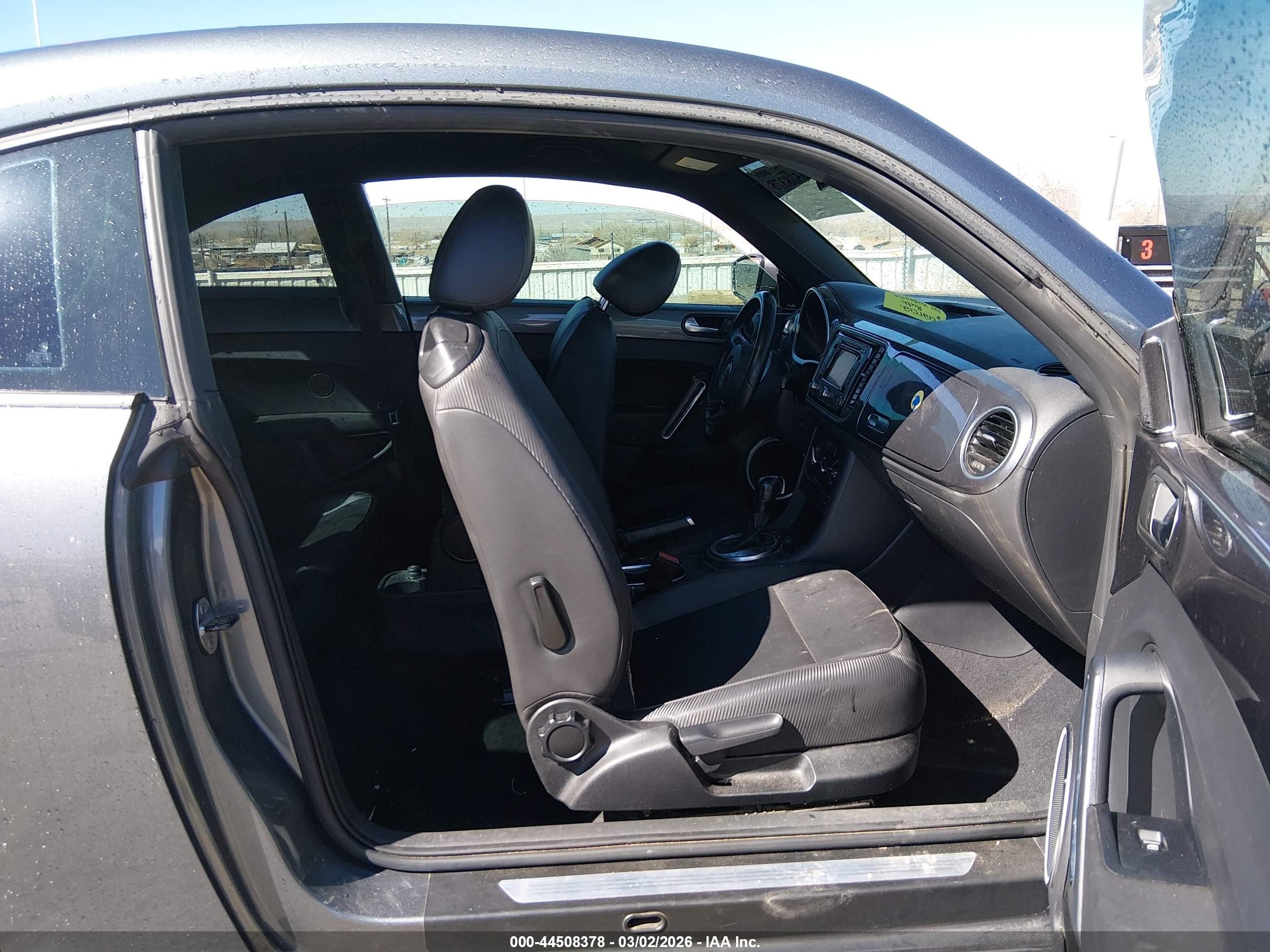 2012 Volkswagen Beetle 2.5l Black vin: 3VWJP7AT7CM631702