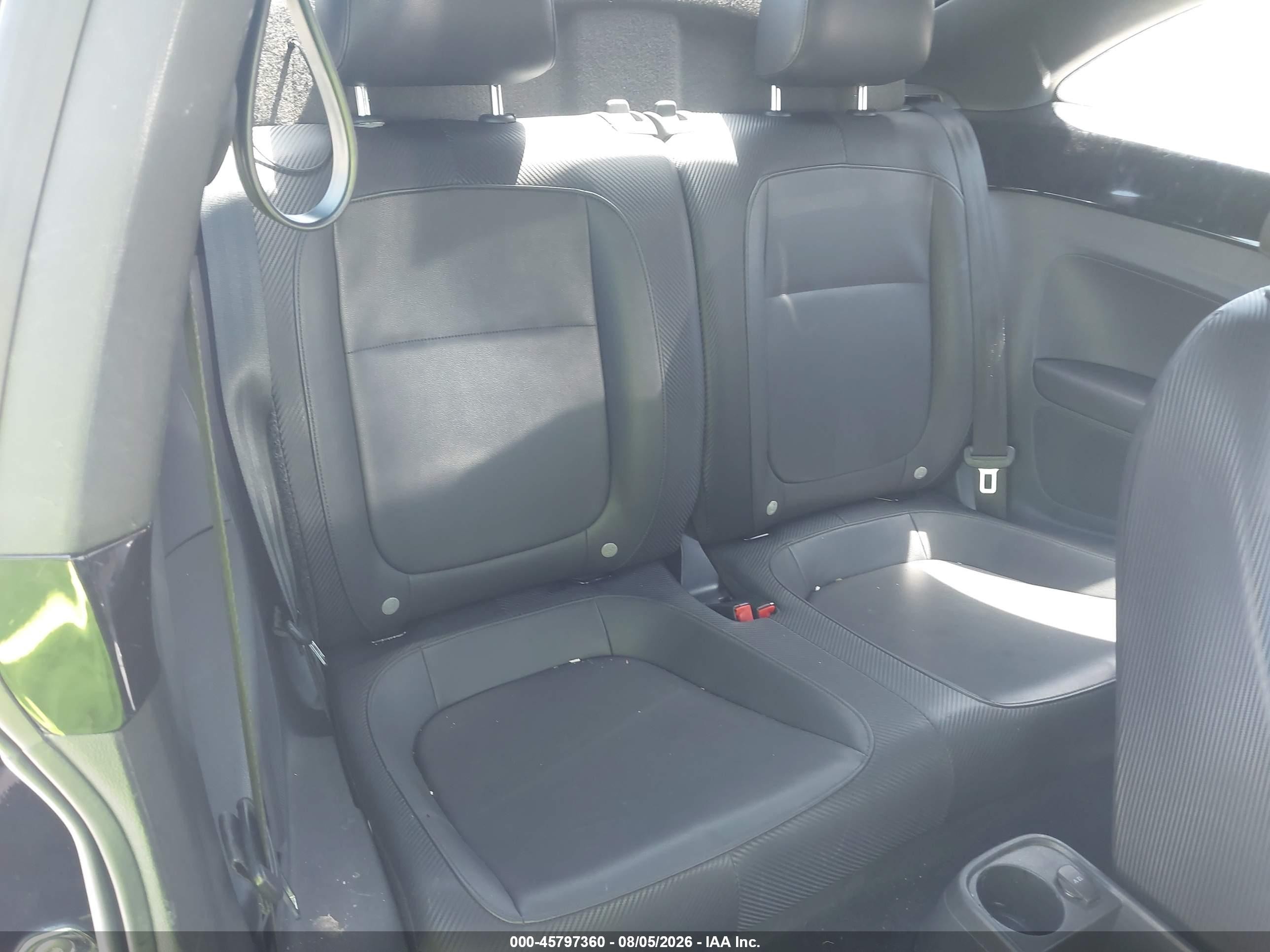 2012 Volkswagen Beetle 2.5l Black vin: 3VWJP7AT7CM632476
