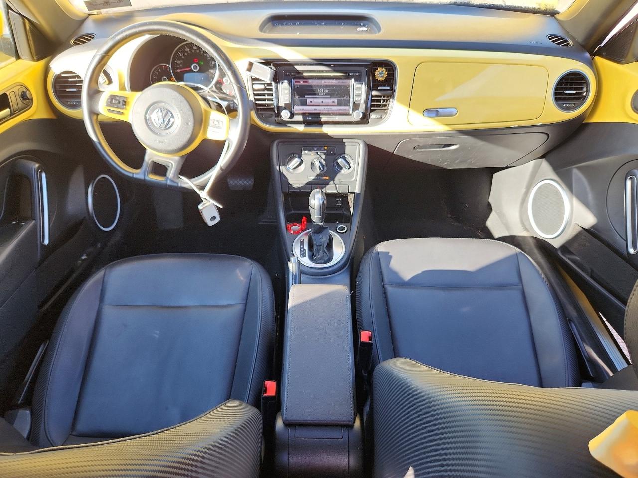 2012 Volkswagen Beetle Yellow vin: 3VWJP7AT7CM645096