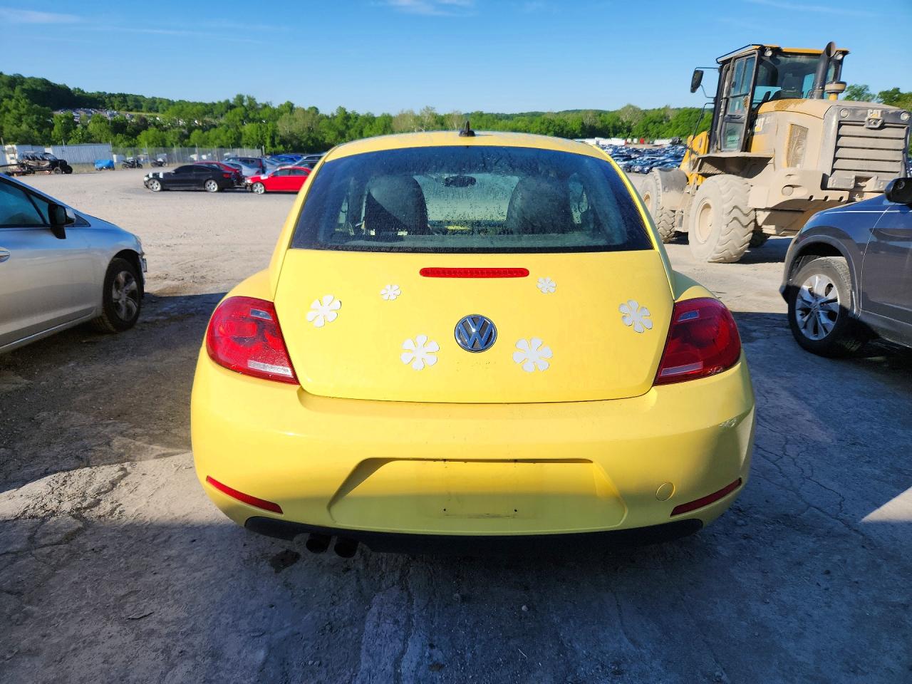 2012 Volkswagen Beetle Yellow vin: 3VWJP7AT7CM645096