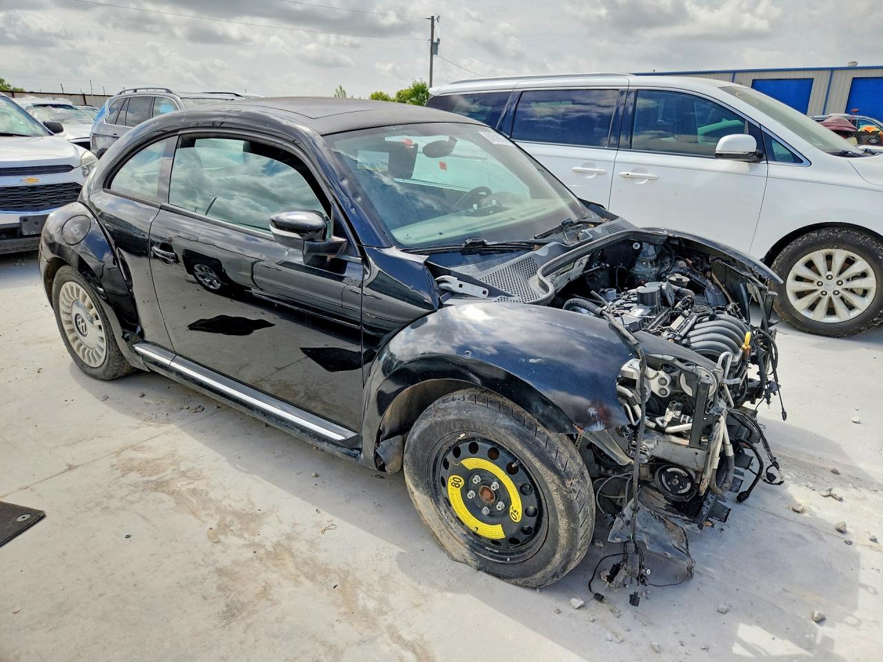 2013 Volkswagen Beetle Black vin: 3VWJP7AT7DM688497