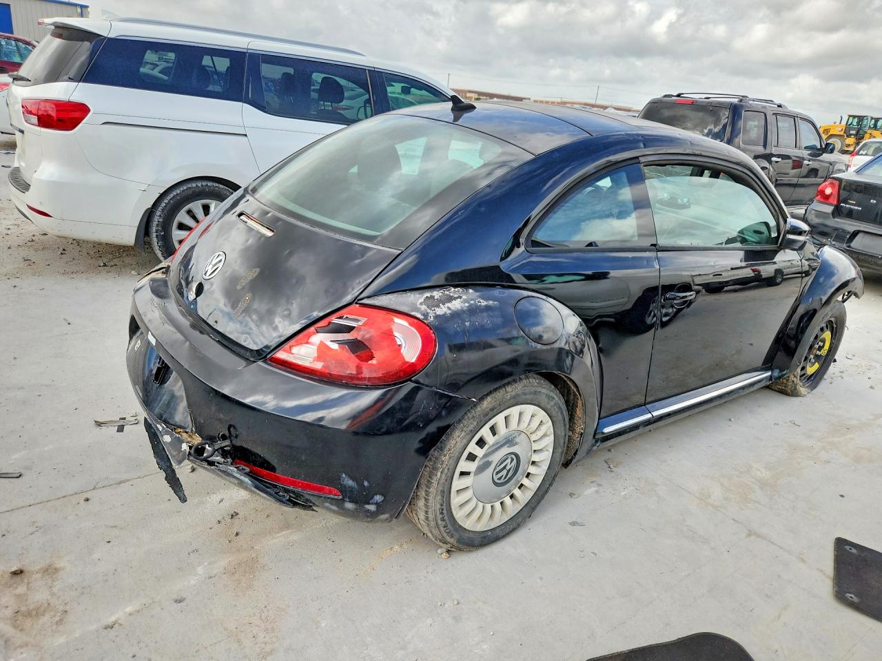 2013 Volkswagen Beetle Black vin: 3VWJP7AT7DM688497