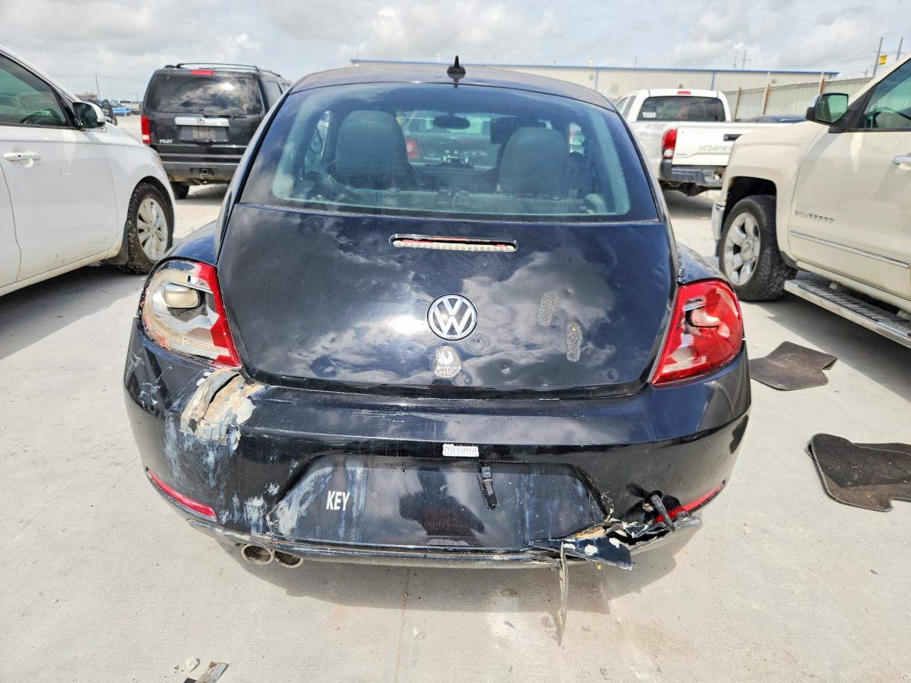 2013 Volkswagen Beetle Black vin: 3VWJP7AT7DM688497