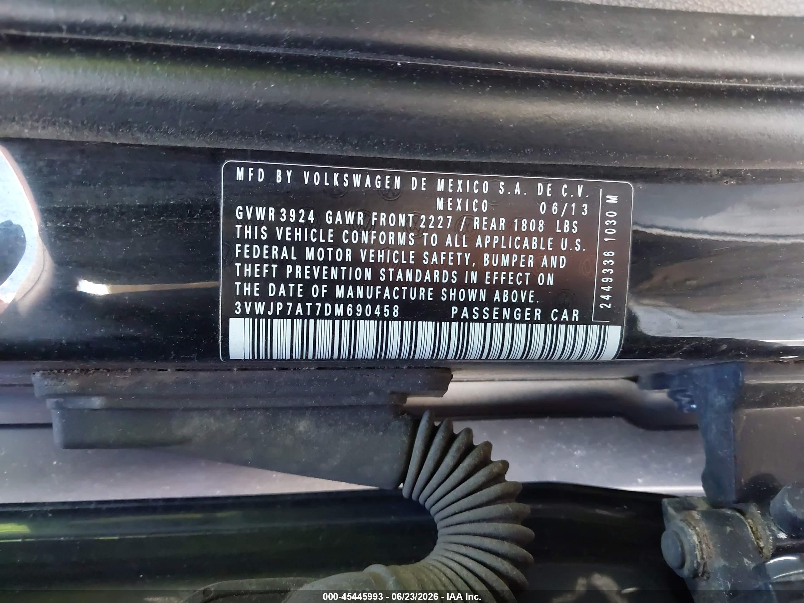 2013 Volkswagen Beetle 2.5l/2.5l Fender Edition Черный vin: 3VWJP7AT7DM690458