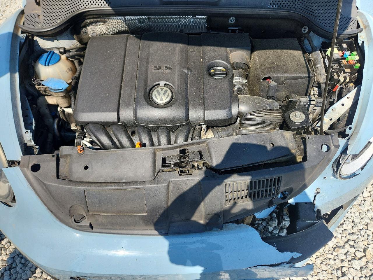 2012 Volkswagen Beetle Blue vin: 3VWJP7AT8CM612849