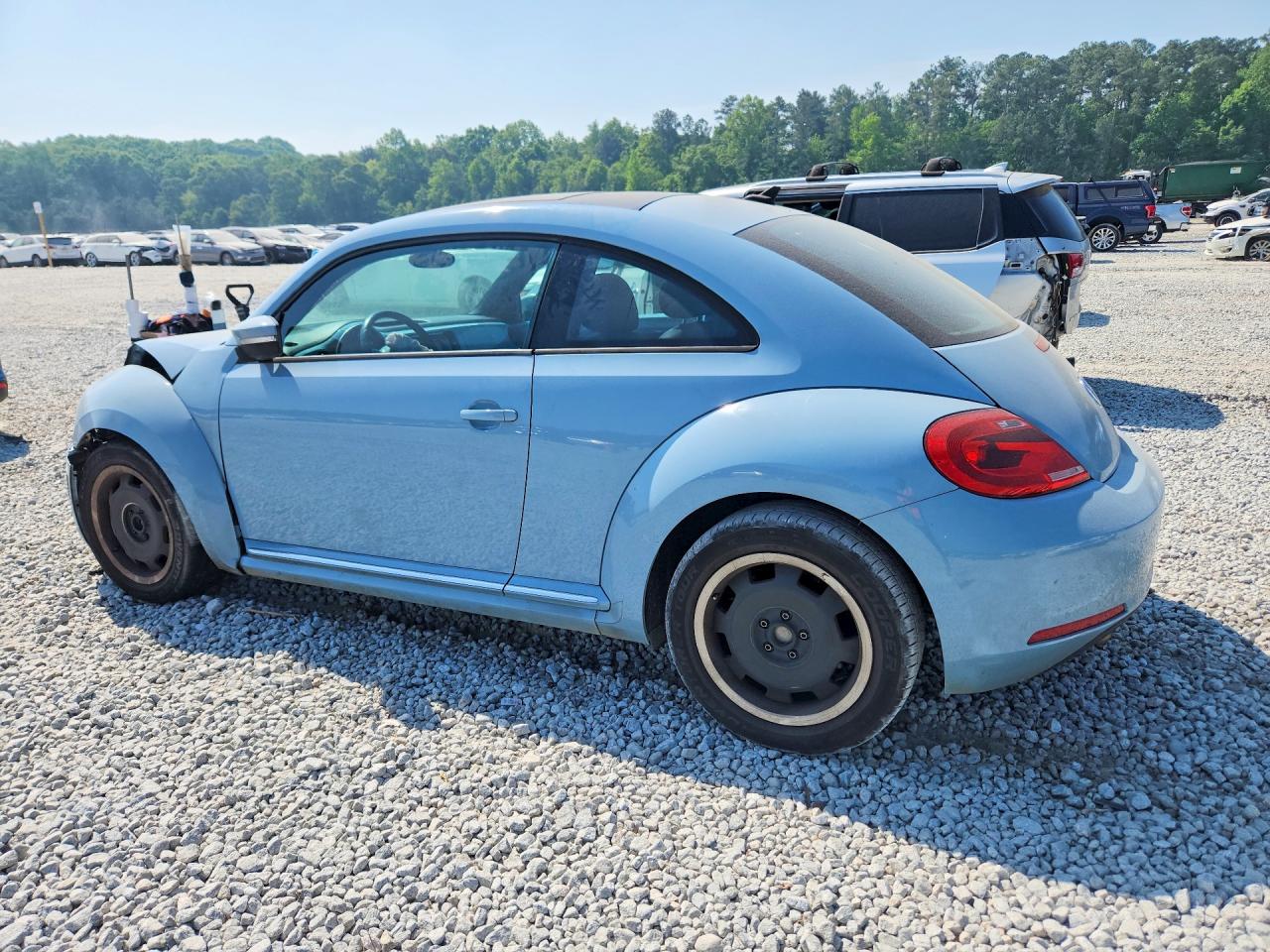 2012 Volkswagen Beetle Blue vin: 3VWJP7AT8CM612849