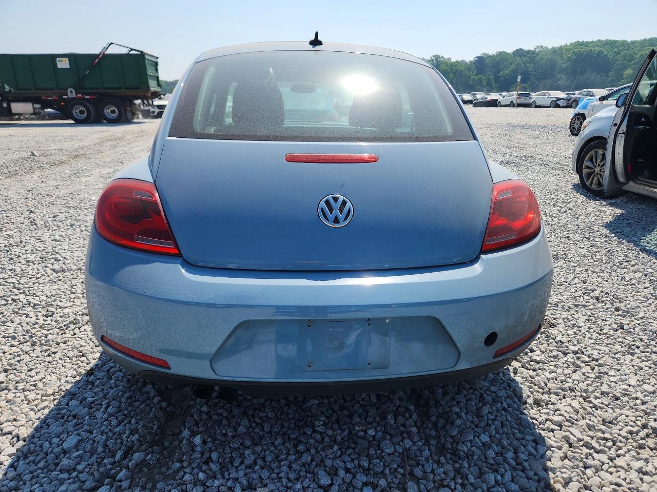 2012 Volkswagen Beetle Blue vin: 3VWJP7AT8CM612849