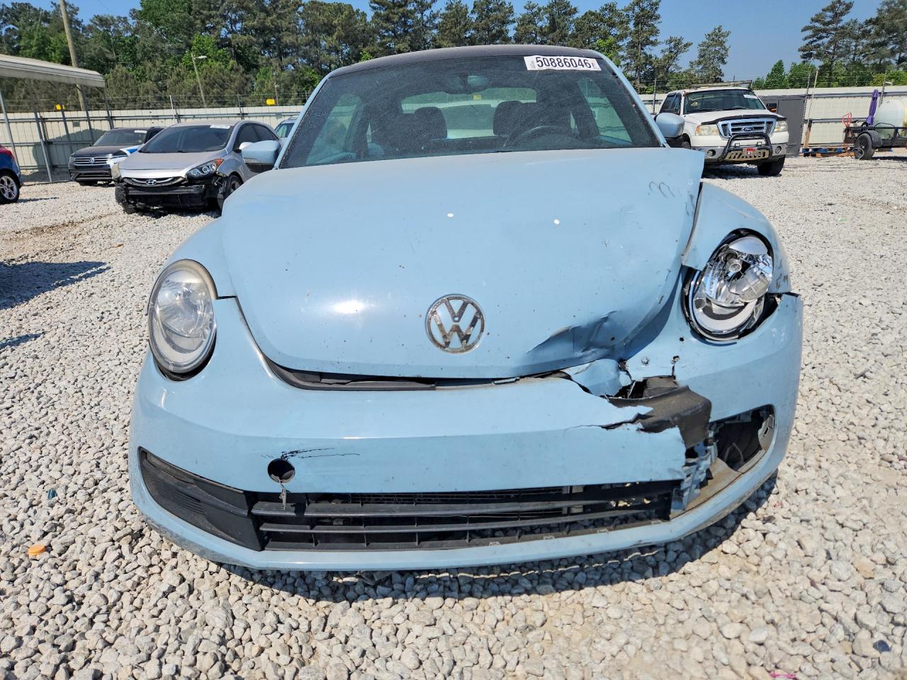 2012 Volkswagen Beetle Blue vin: 3VWJP7AT8CM612849