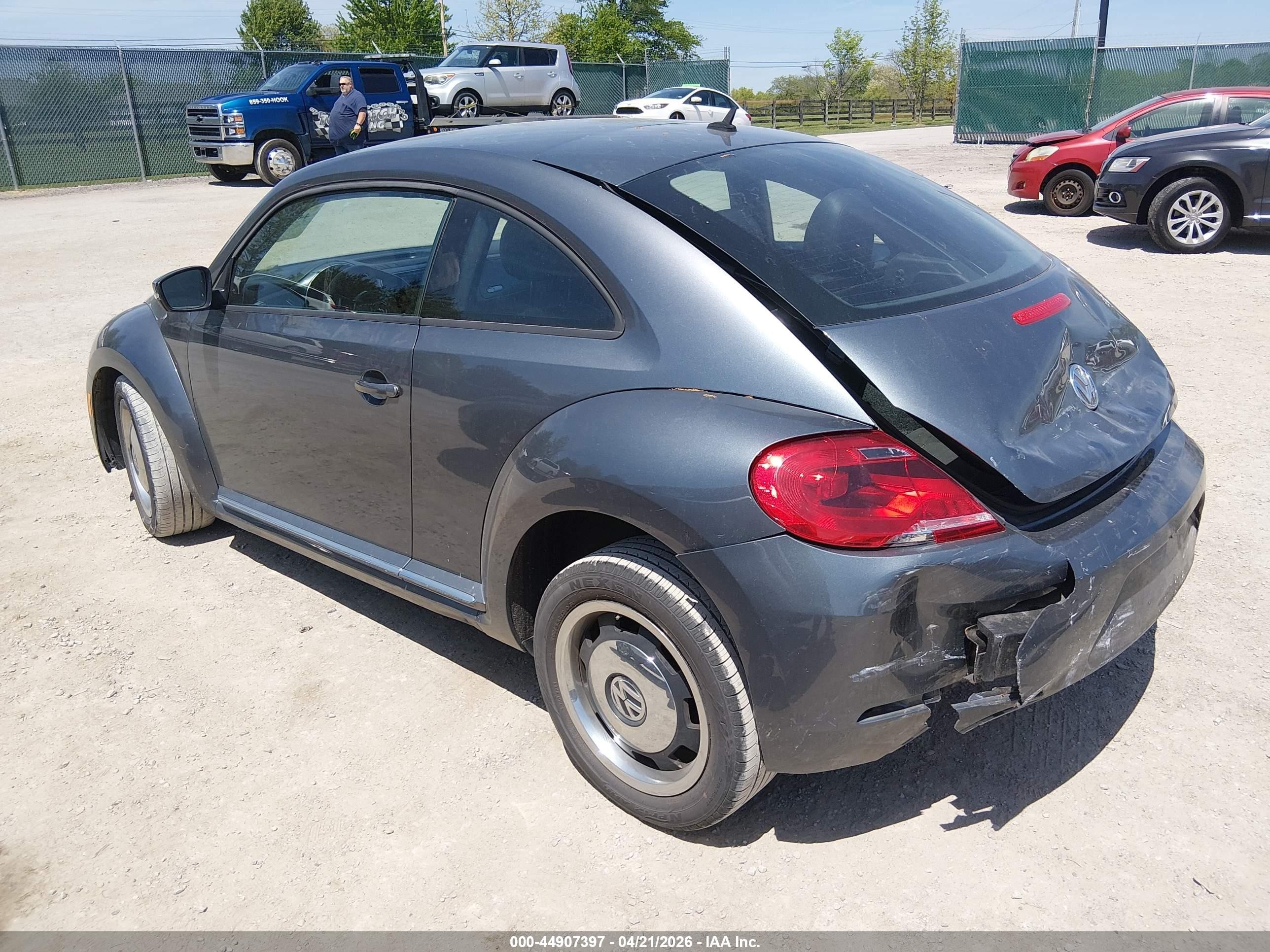 2012 Volkswagen Beetle 2.5l Gray vin: 3VWJP7AT8CM619008