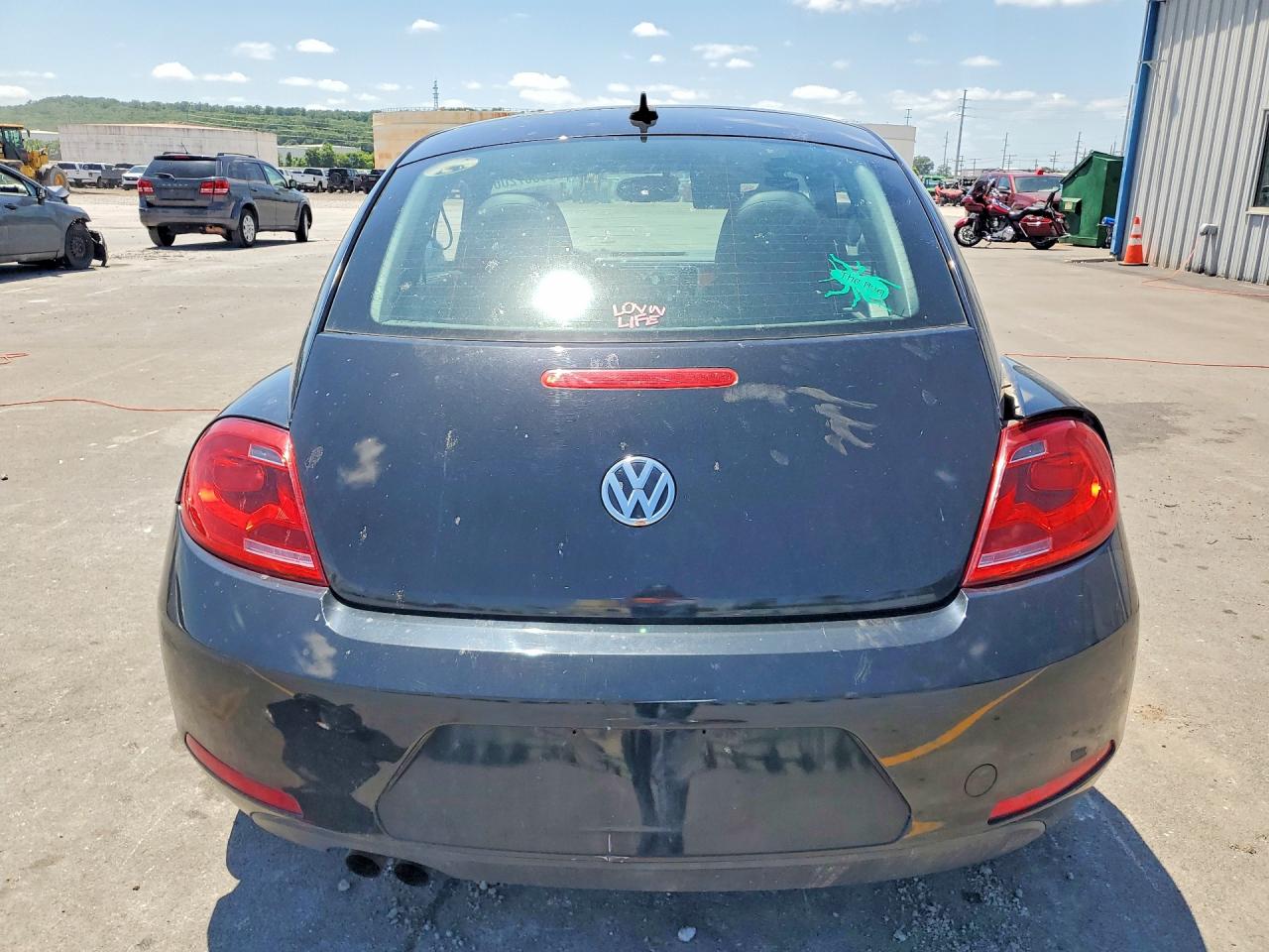 2013 Volkswagen Beetle Black vin: 3VWJP7AT9DM647725