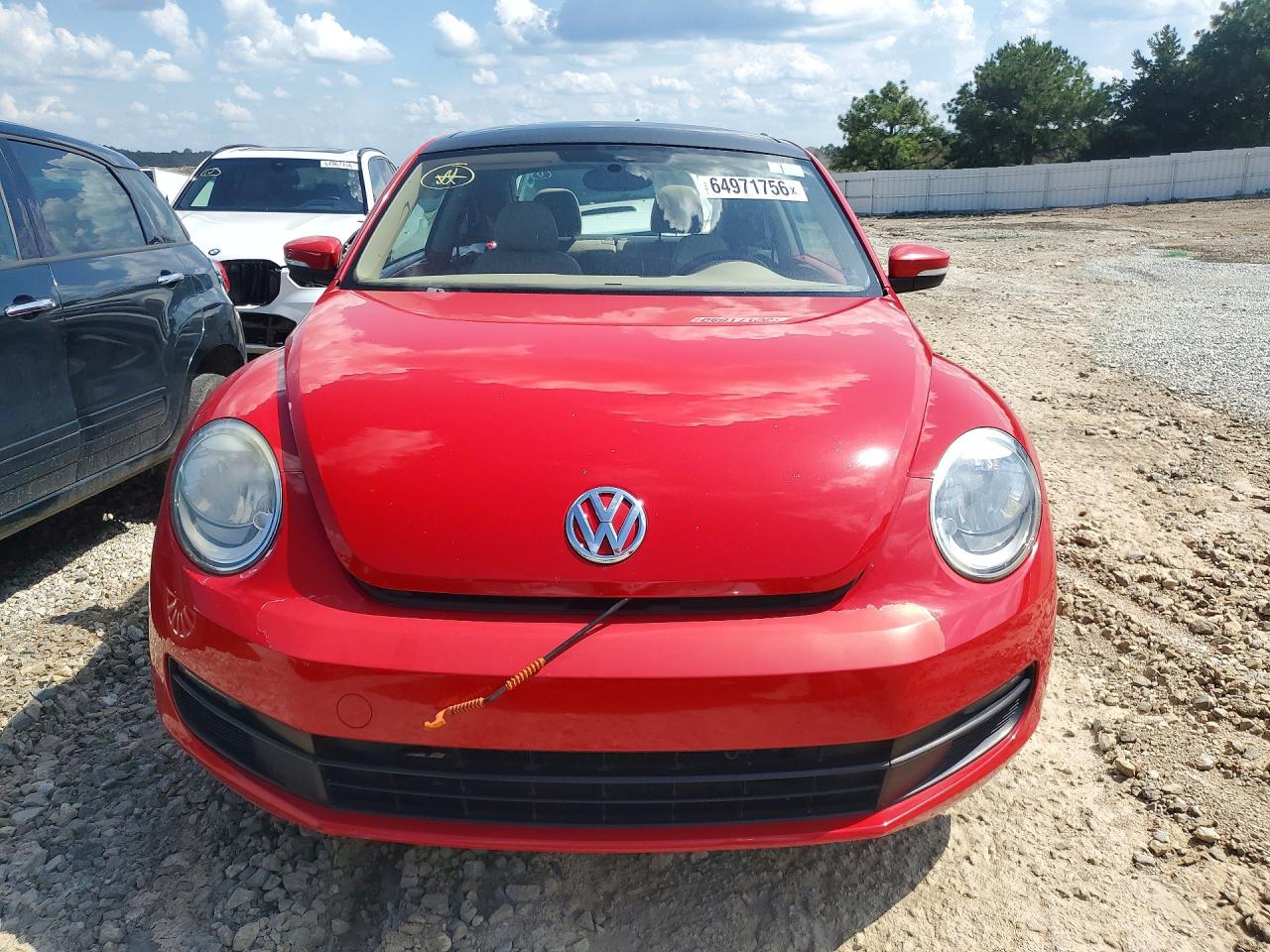 2013 Volkswagen Beetle Red vin: 3VWJP7AT9DM686394