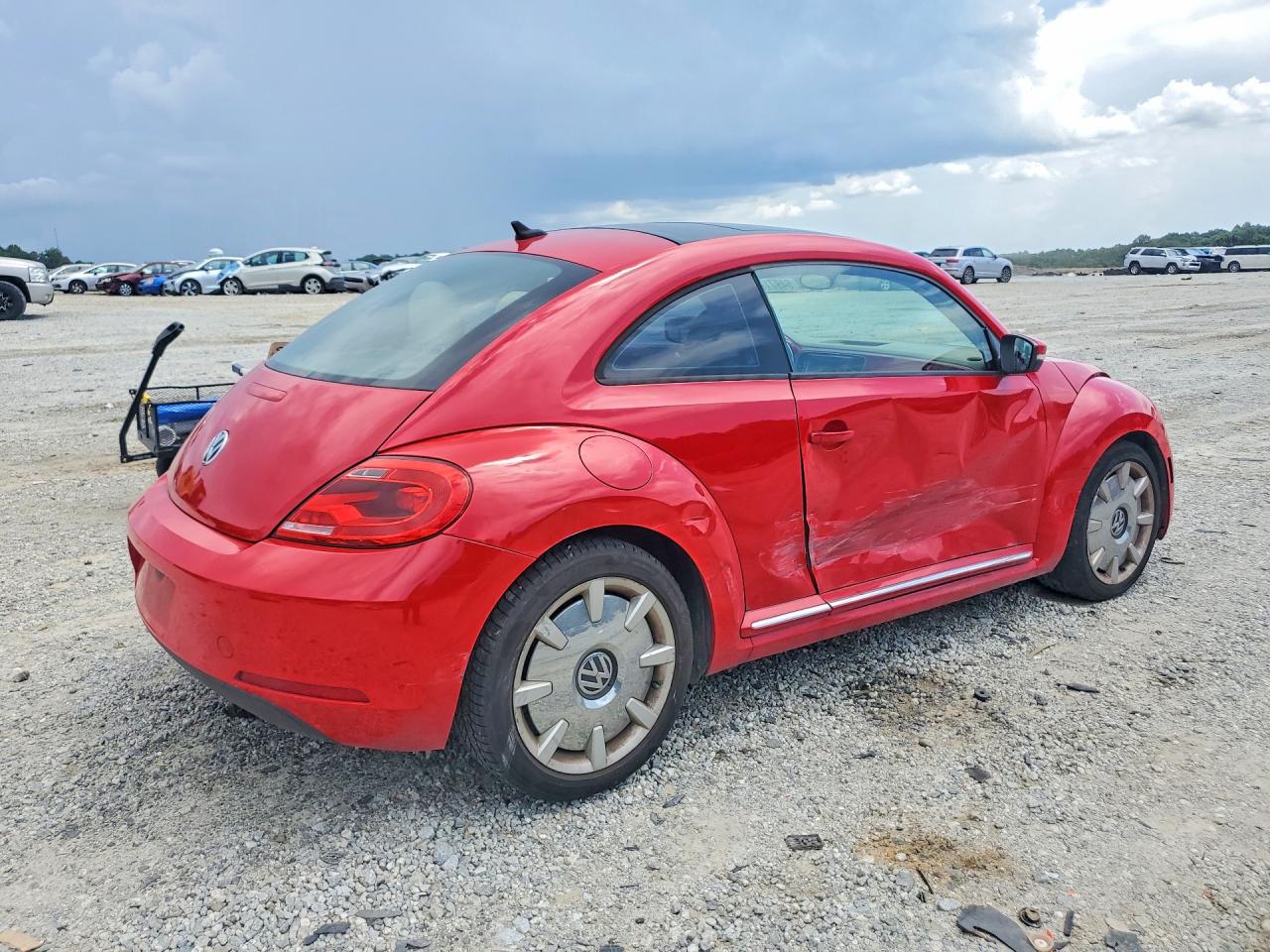 2013 Volkswagen Beetle Красный vin: 3VWJP7AT9DM686394