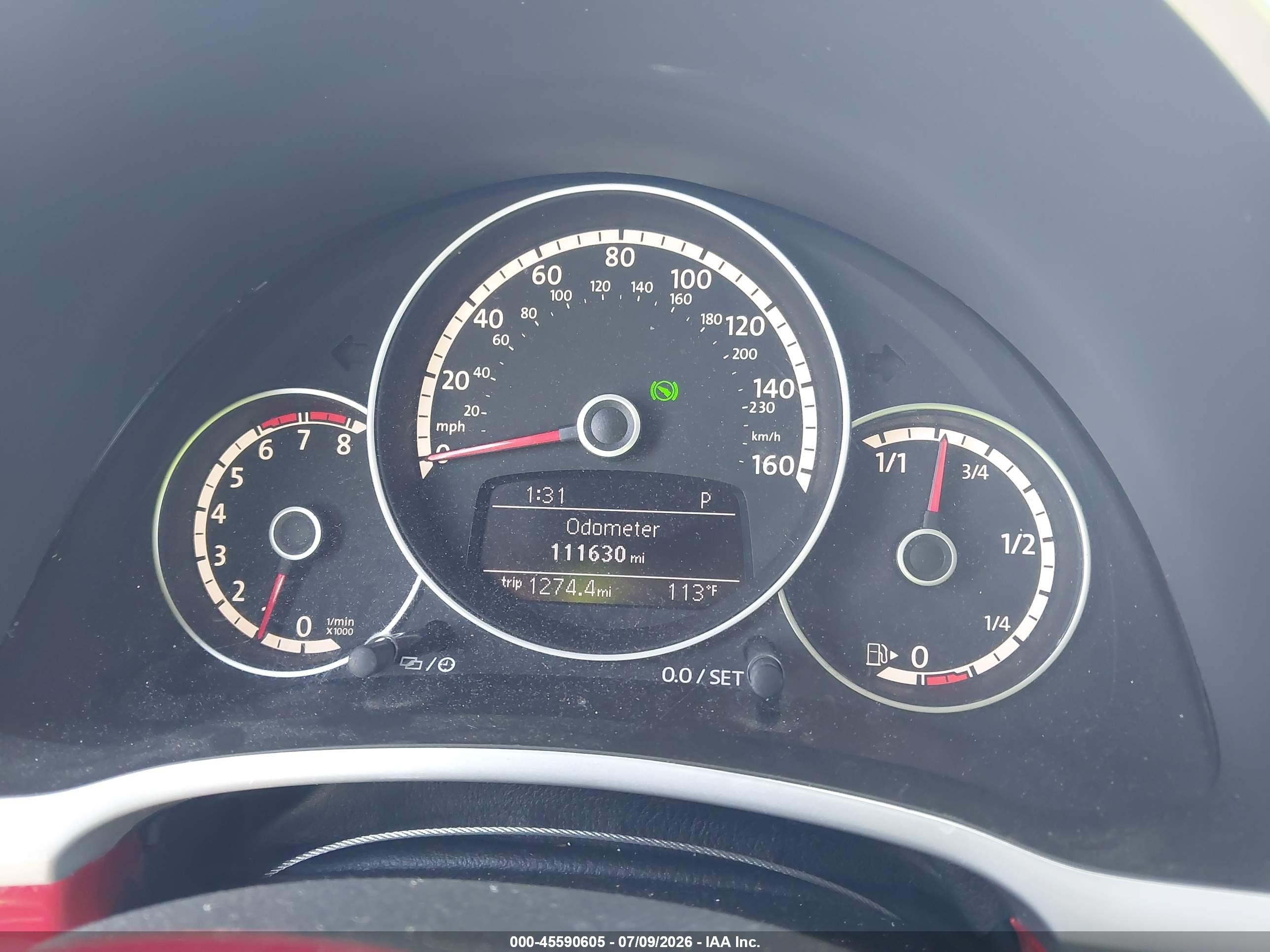 2014 Volkswagen Beetle 2.5l Красный vin: 3VWJP7AT9EM612992