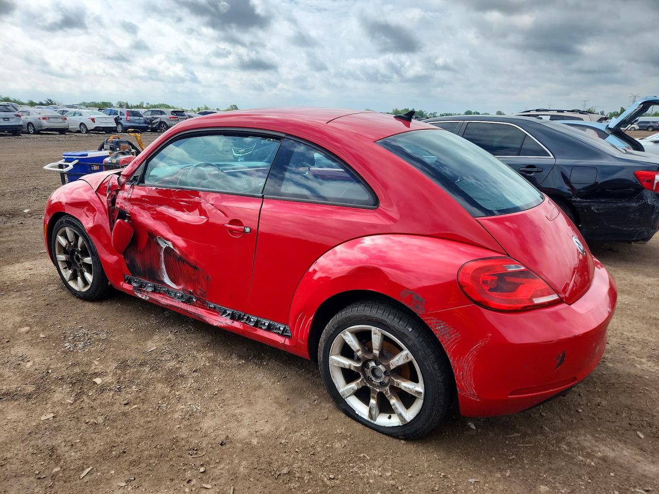 2012 Volkswagen Beetle Красный vin: 3VWJP7ATXCM602176