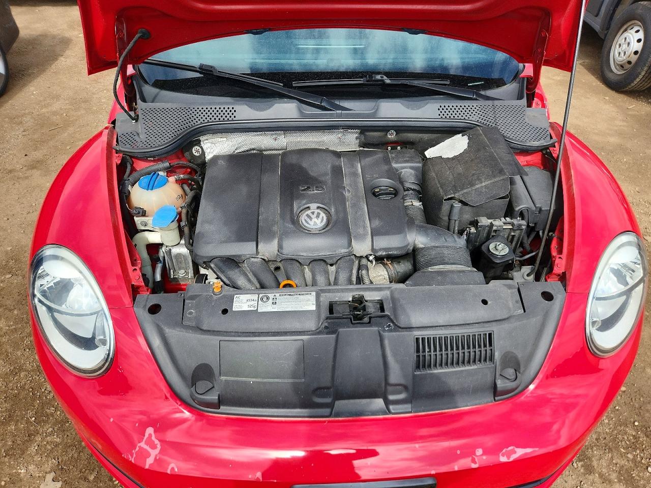 2012 Volkswagen Beetle Красный vin: 3VWJP7ATXCM602176