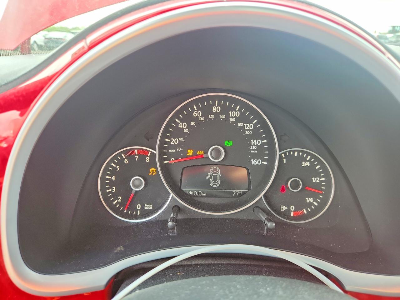 2012 Volkswagen Beetle Красный vin: 3VWJP7ATXCM602176