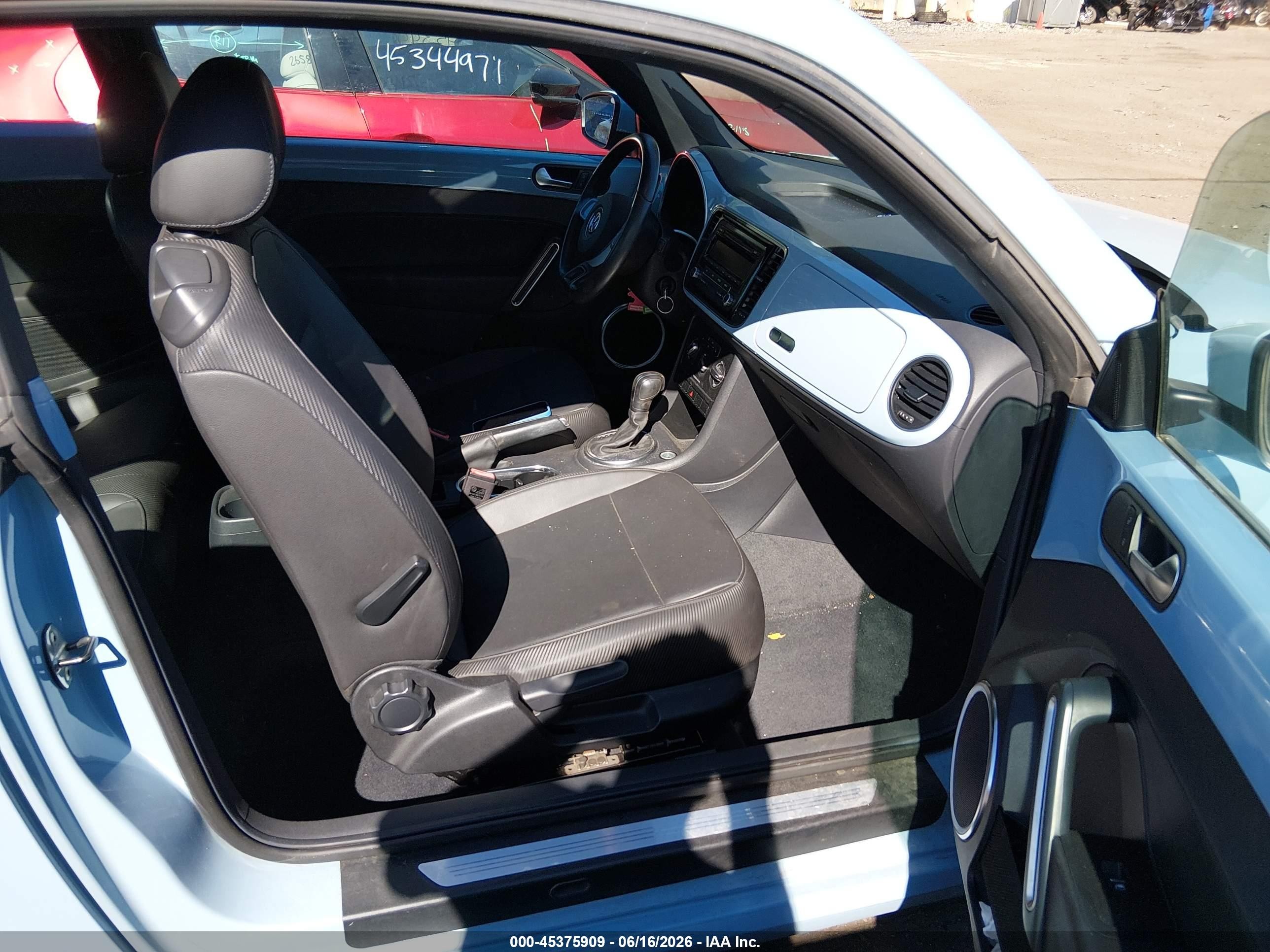 2012 Volkswagen Beetle 2.5l Light Blue vin: 3VWJP7ATXCM613520