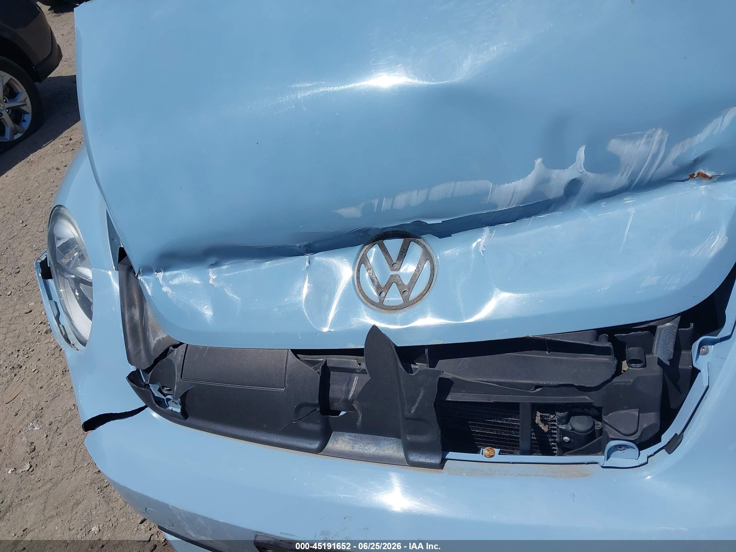 2012 Volkswagen Beetle 2.5l Blue vin: 3VWJP7ATXCM624503