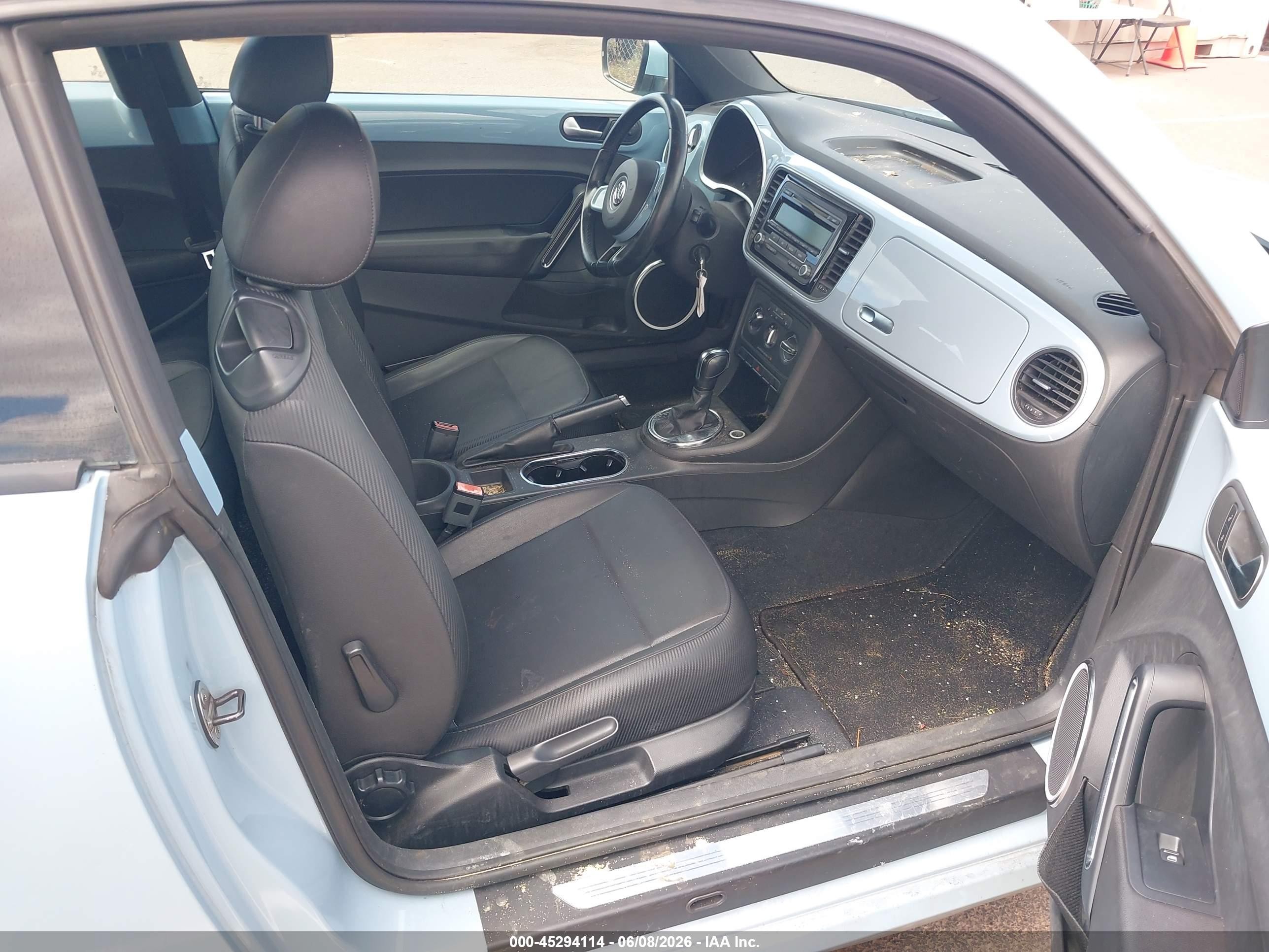 2012 Volkswagen Beetle 2.5l Blue vin: 3VWJP7ATXCM657842