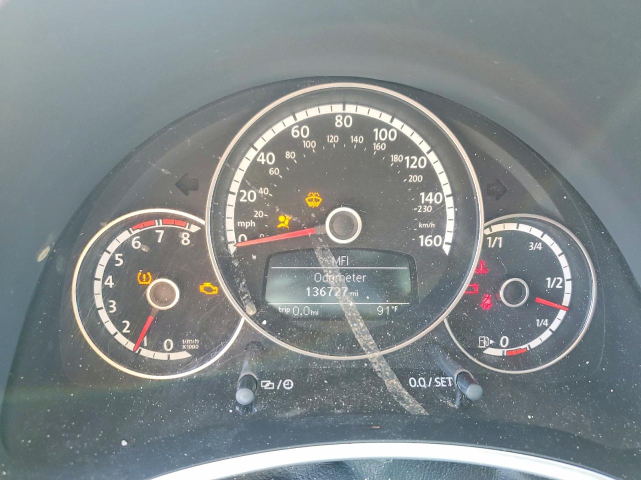 2013 Volkswagen Beetle Gray vin: 3VWJP7ATXDM618301