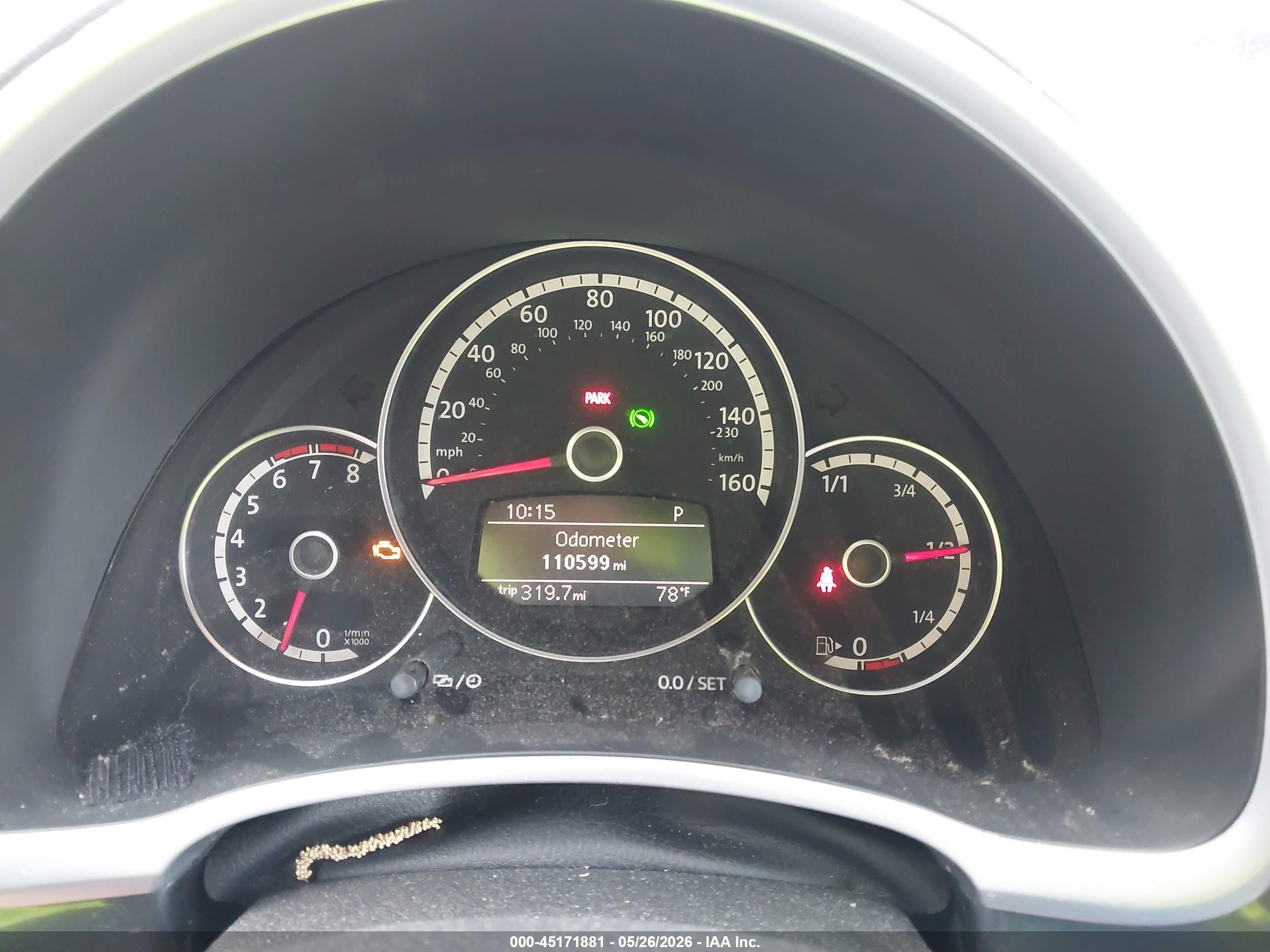 2013 Volkswagen Beetle 2.5l Gray vin: 3VWJP7ATXDM662847