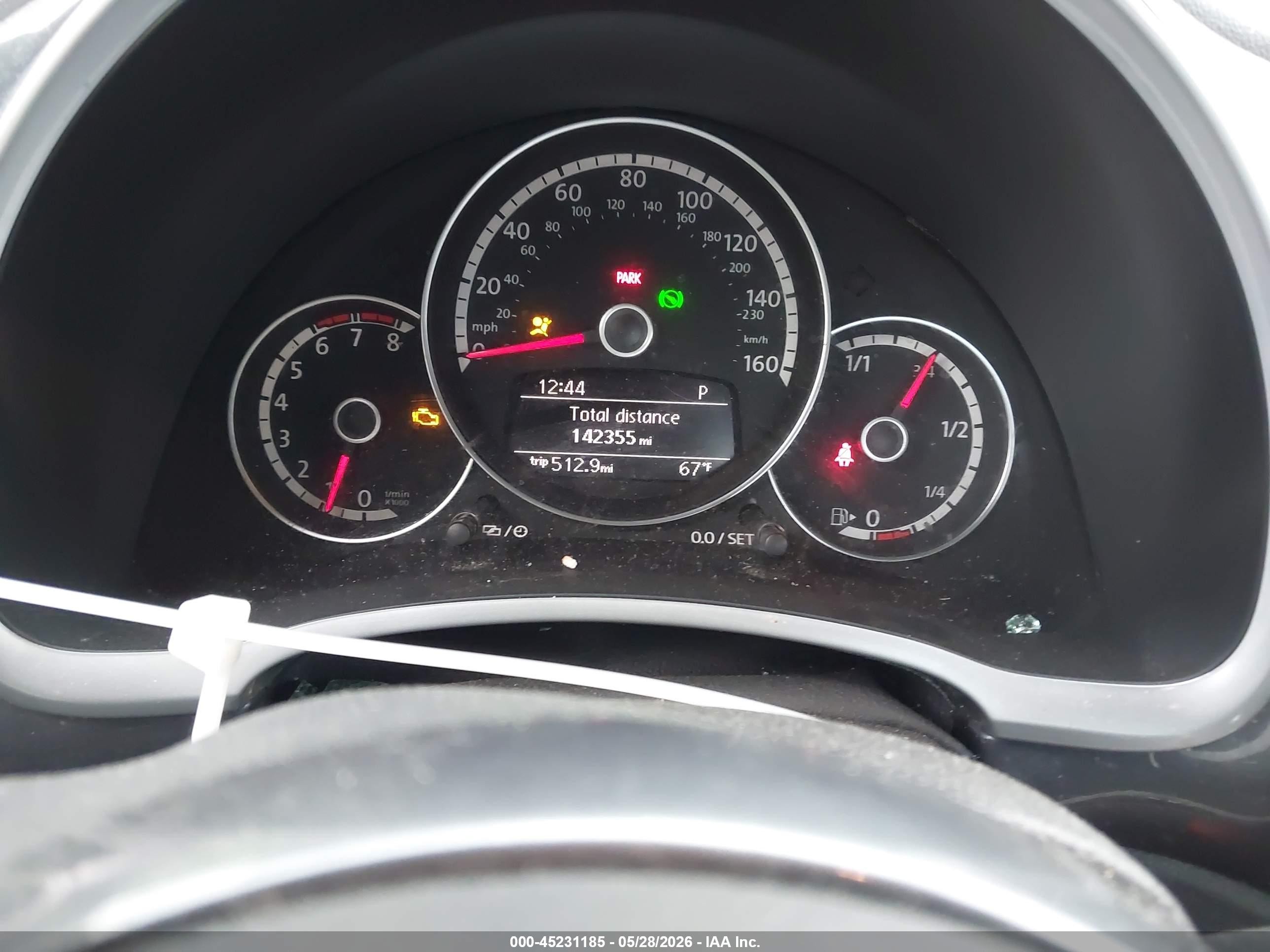 2014 Volkswagen Beetle 2.5l Gray vin: 3VWJP7ATXEM608885