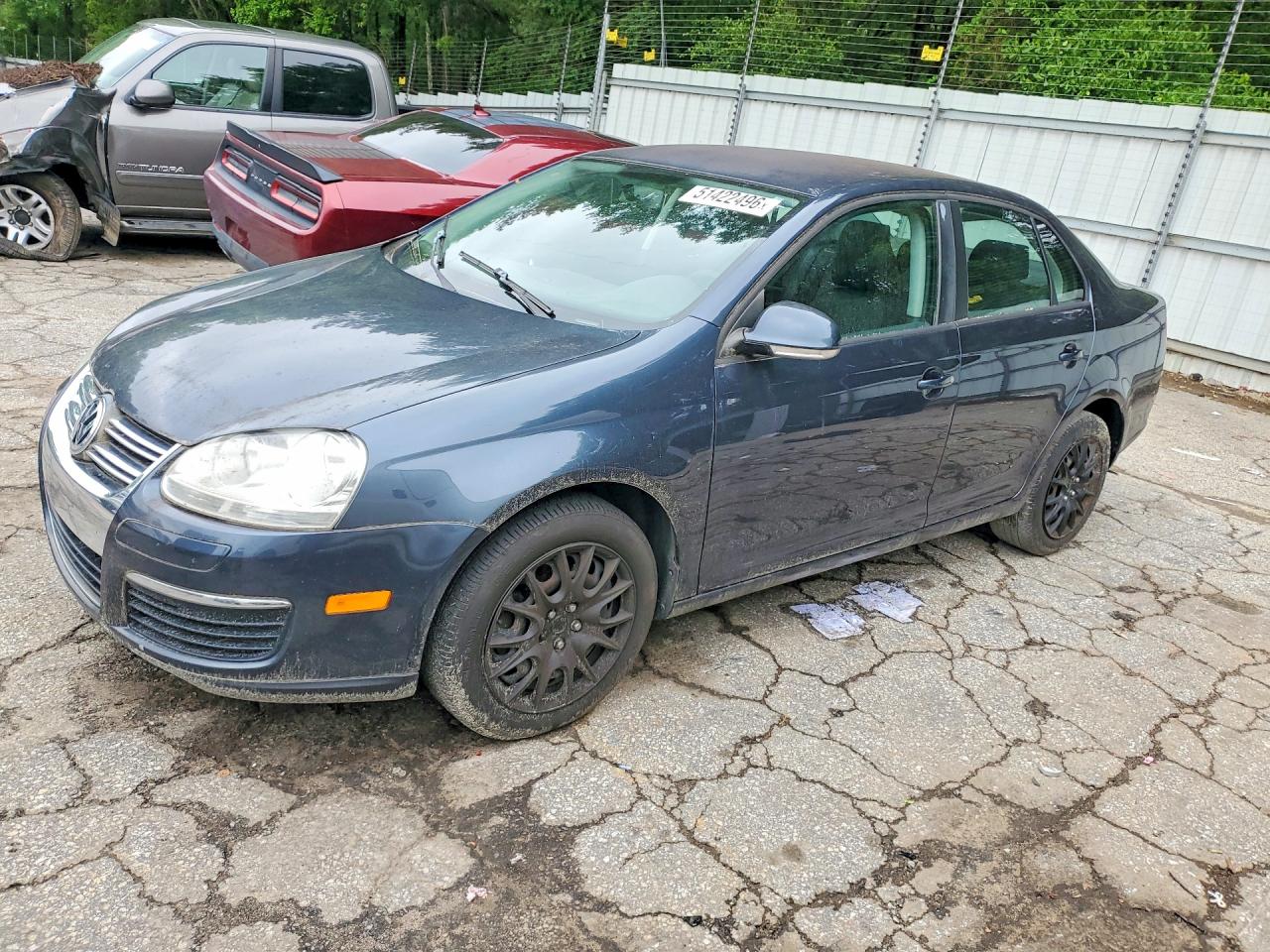 2010 Volkswagen Jetta S Blue vin: 3VWJX7AJ2AM022402