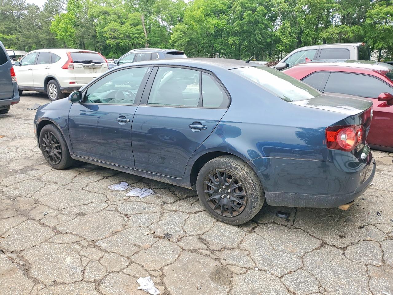 2010 Volkswagen Jetta S Blue vin: 3VWJX7AJ2AM022402