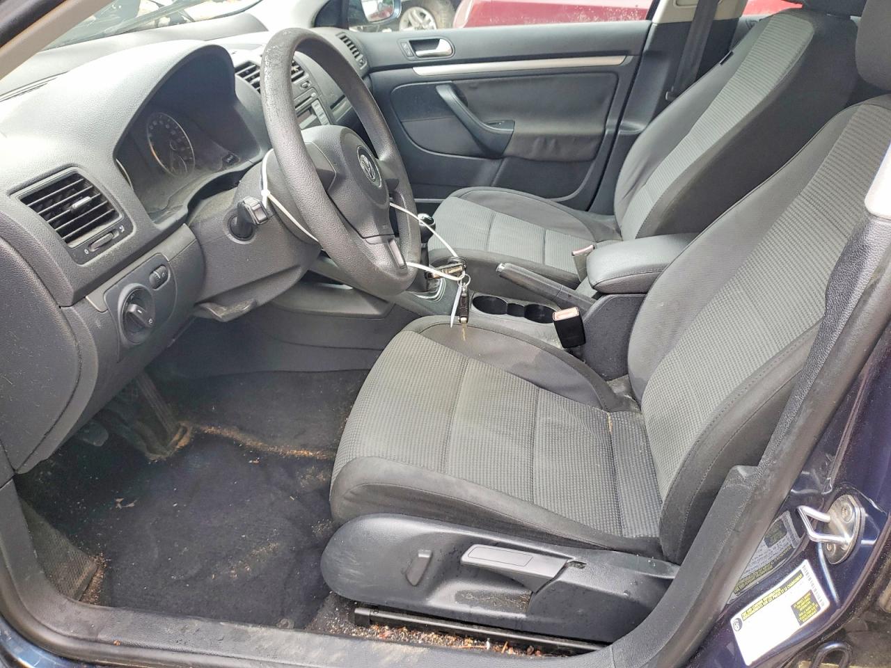 2010 Volkswagen Jetta S Blue vin: 3VWJX7AJ2AM022402