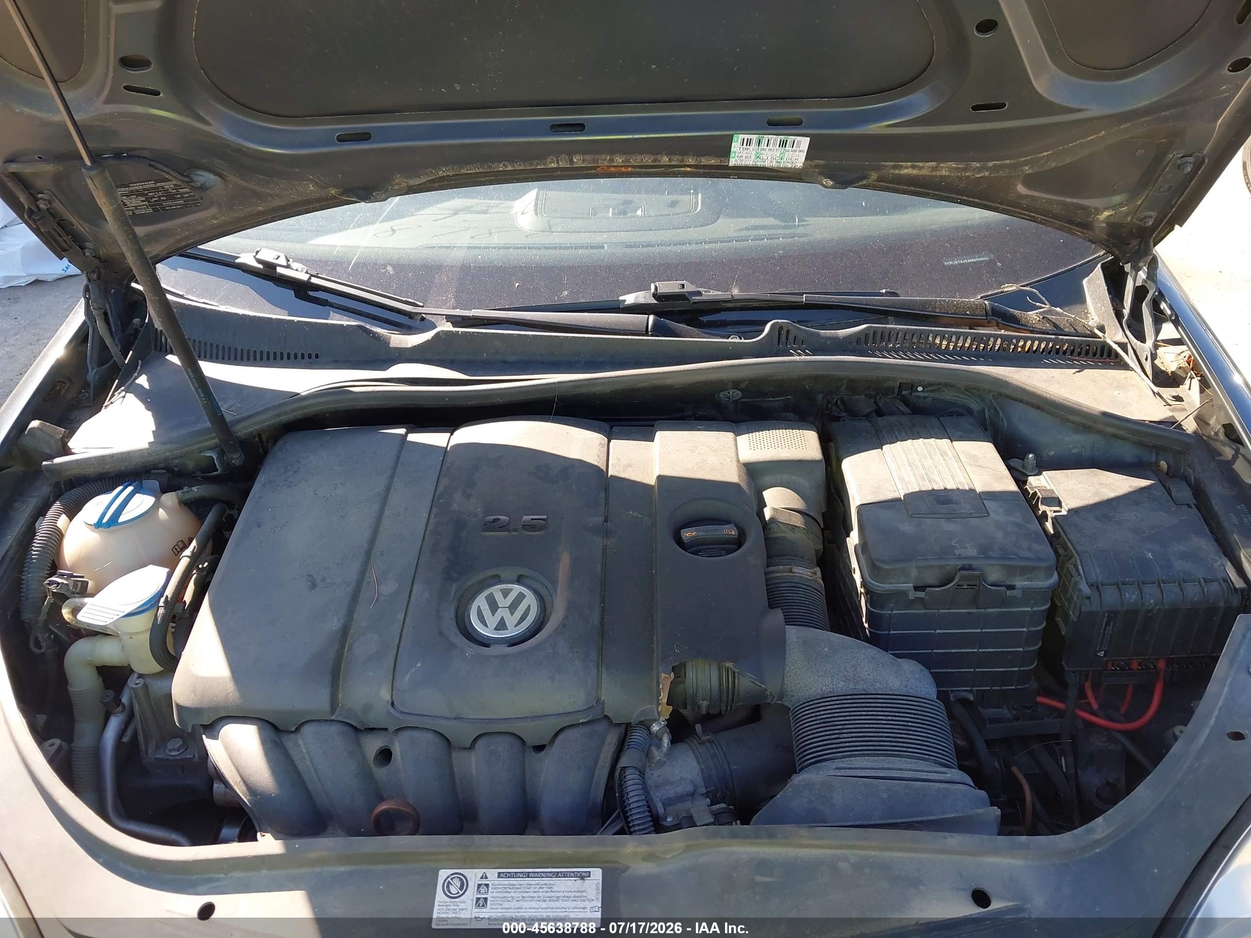 2010 Volkswagen Jetta S Blue vin: 3VWJX7AJ5AM004802