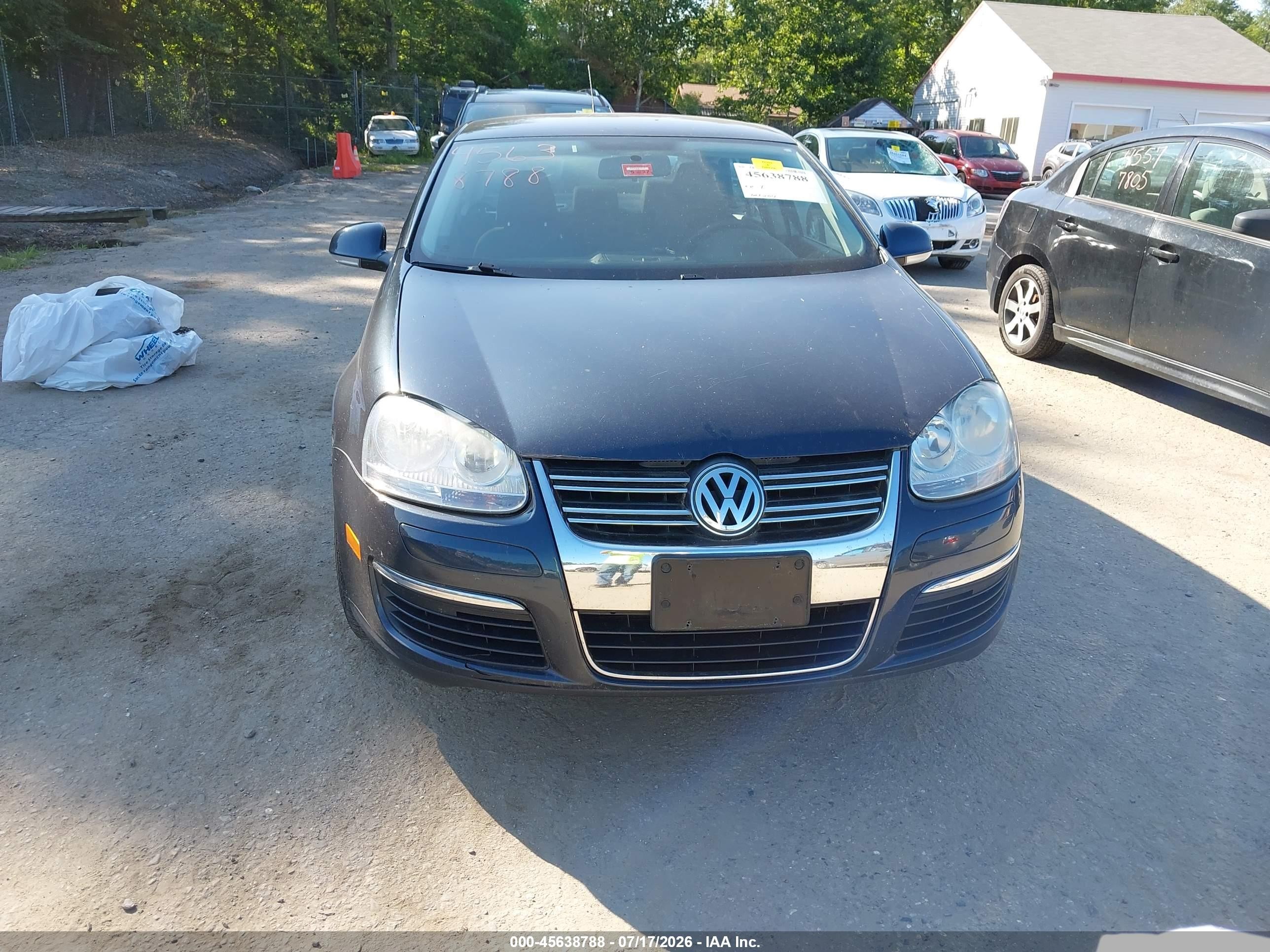 2010 Volkswagen Jetta S Blue vin: 3VWJX7AJ5AM004802