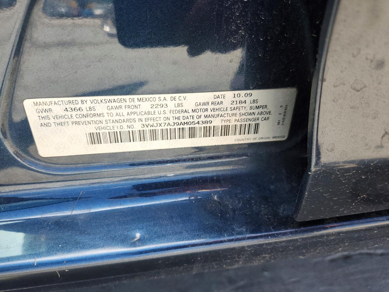 2010 Volkswagen Jetta S Gray vin: 3VWJX7AJ9AM054389