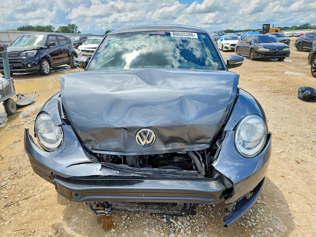 2012 Volkswagen Beetle Серый vin: 3VWJX7AT0CM614255