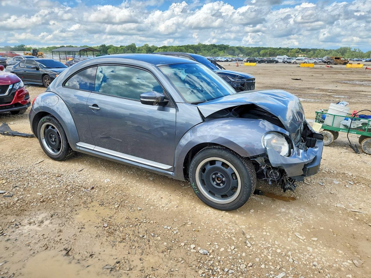 2012 Volkswagen Beetle Серый vin: 3VWJX7AT0CM614255